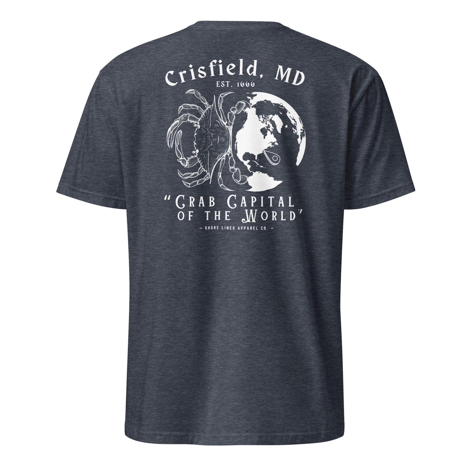 Crisfield | SS-heathernavy-Shore Lines Apparel Co.