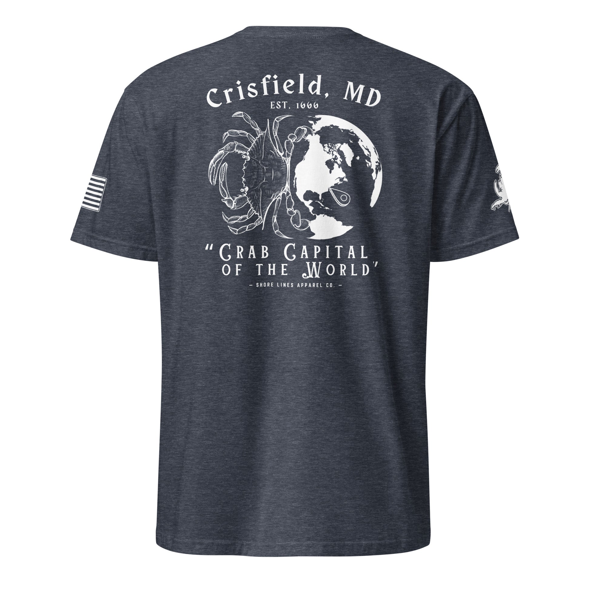 Crisfield | Short Sleeve P-navy-Shore Lines Apparel Co.