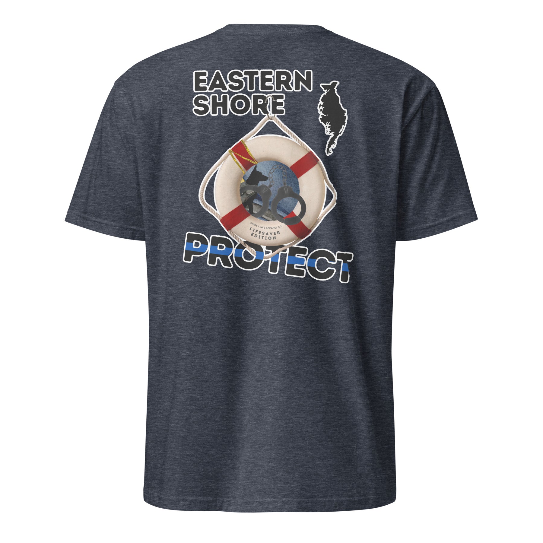 Protect | Lifesaver Edition | Short Sleeve-navy-Shore Lines Apparel Co.