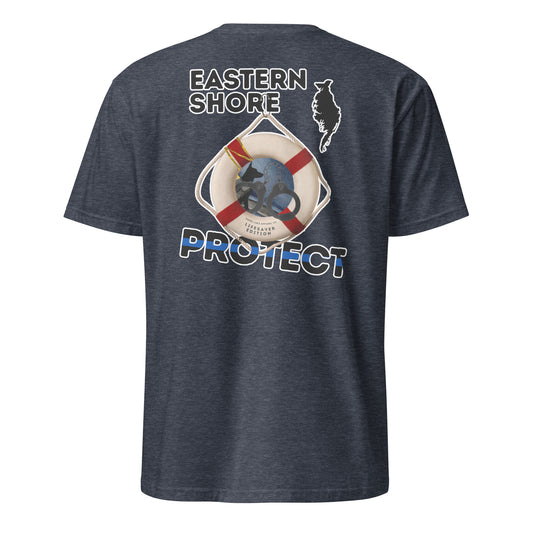 Protect | Lifesaver Edition | Core SS-heathernavy-Shore Lines Apparel Co.