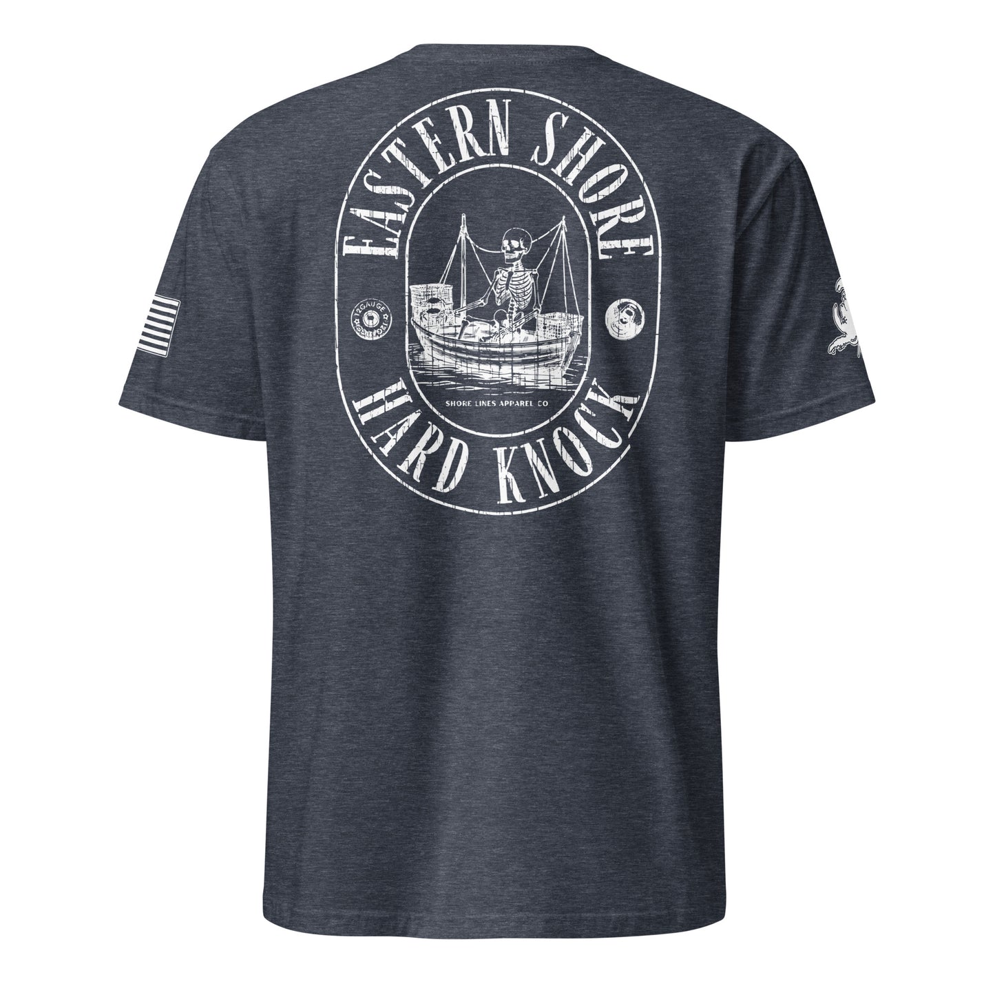 Eastern Shore Hard Knock | Core SS P-heathernavy-Shore Lines Apparel Co.