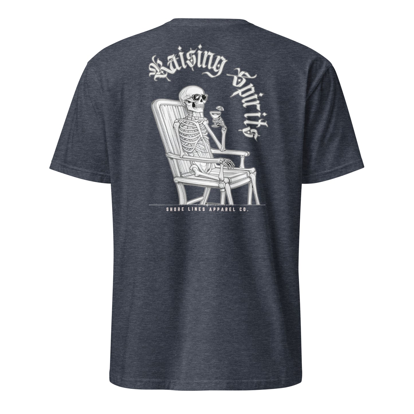 Raising Spirits | Core SS-heathernavy-Shore Lines Apparel Co.