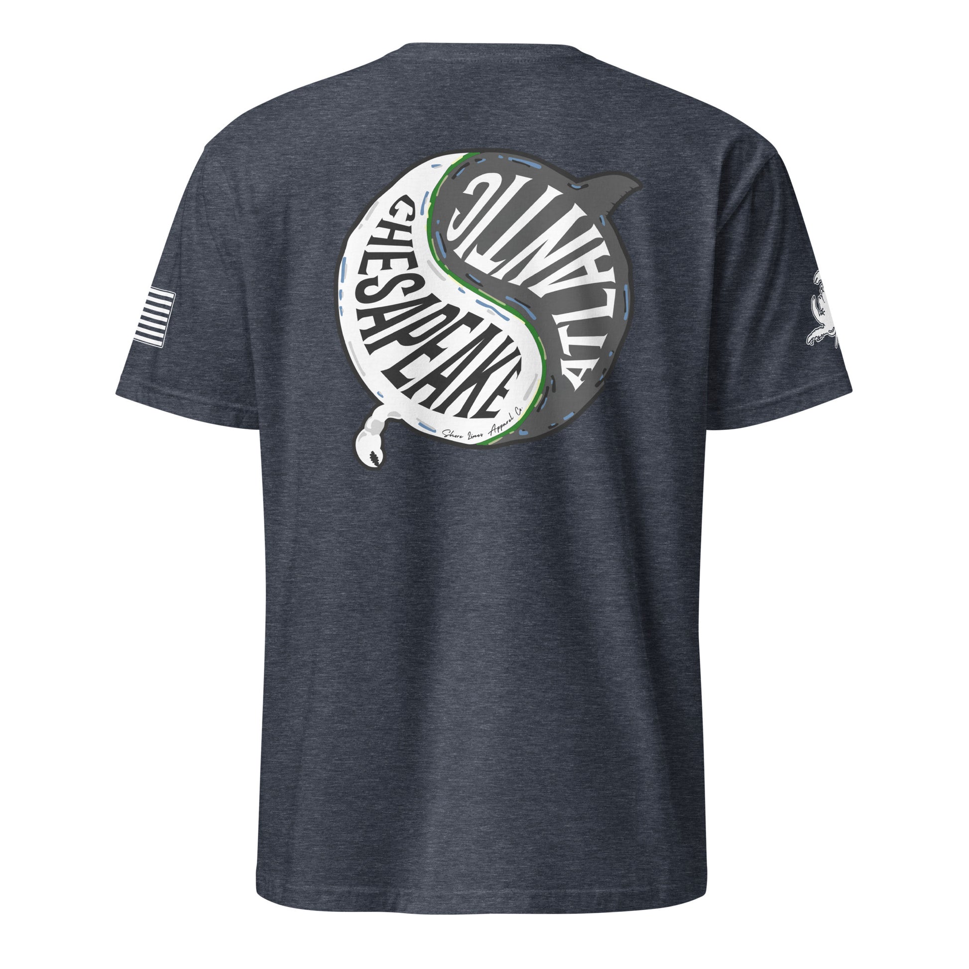 Chesapeake Atlantic | Short Sleeve P-navy-Shore Lines Apparel Co.™