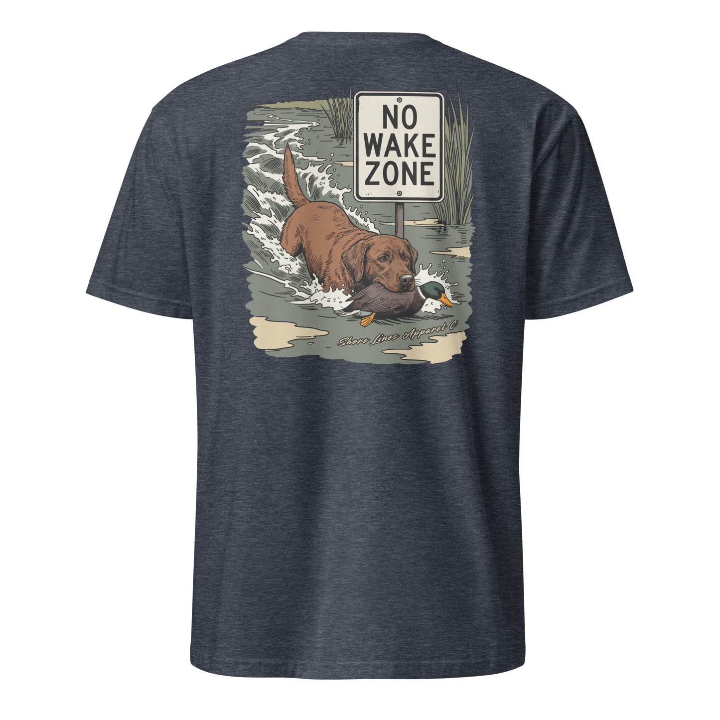 No Wake Zone | Short Sleeve-navy-Shore Lines Apparel Co.™