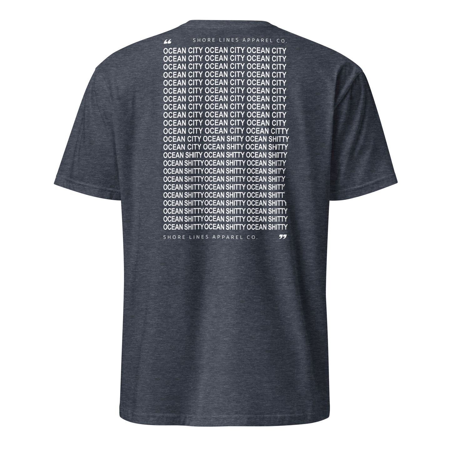 Ocean Shitty | Short Sleeve-navy-Shore Lines Apparel Co.™