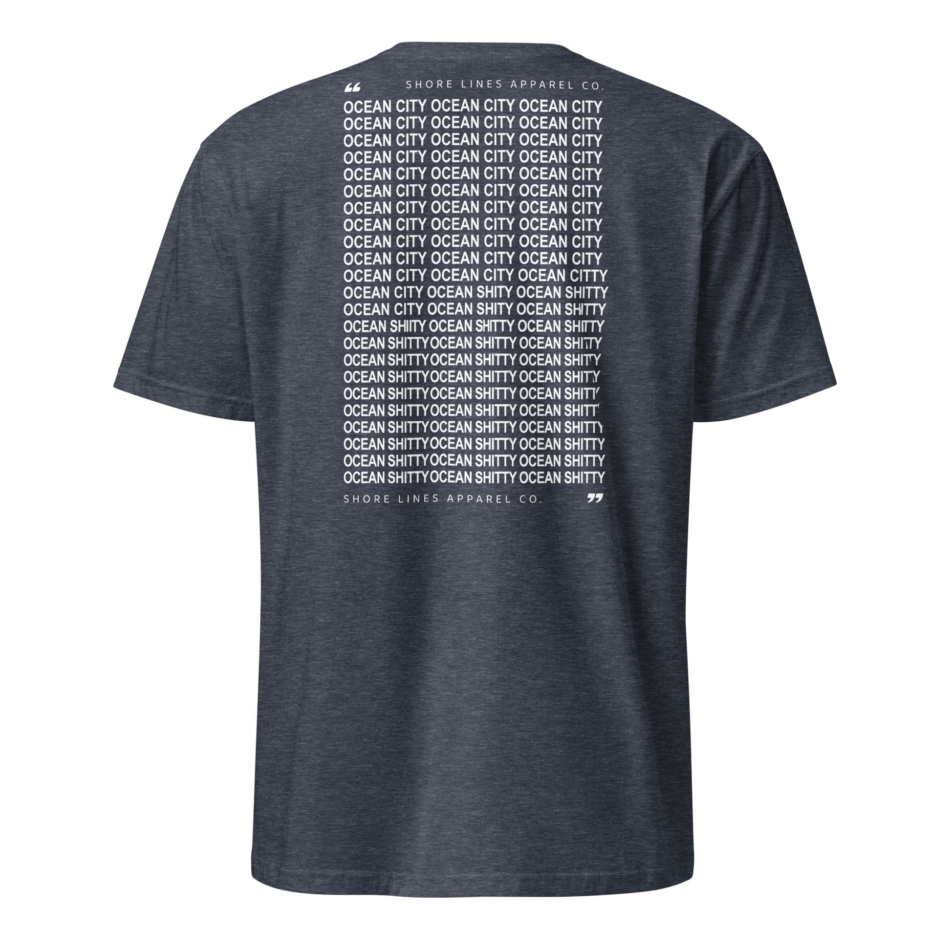 Ocean Shitty | Short Sleeve-navy-Shore Lines Apparel Co.™