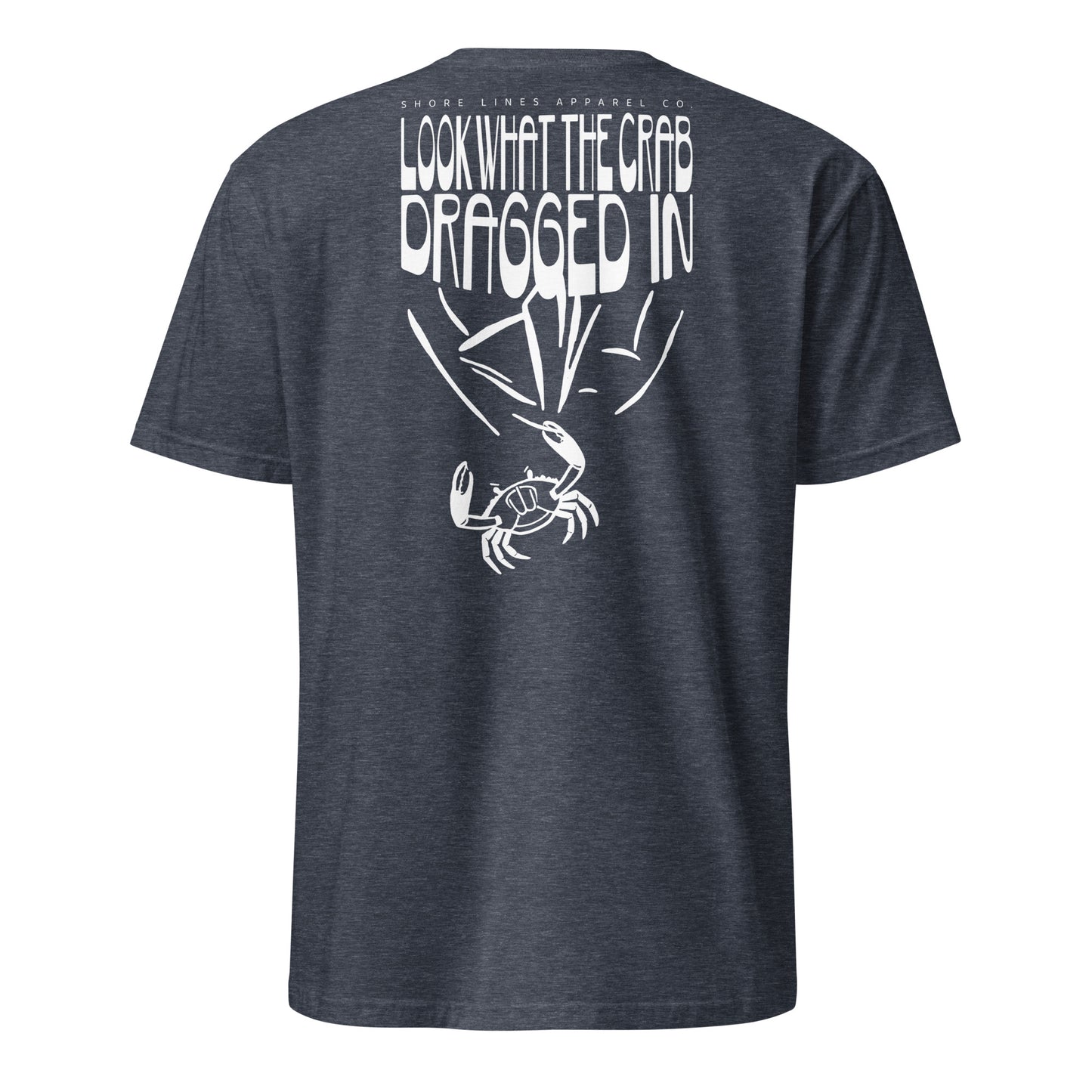 Look What the Crab Dragged In | Short Sleeve-navy-Shore Lines Apparel Co.™