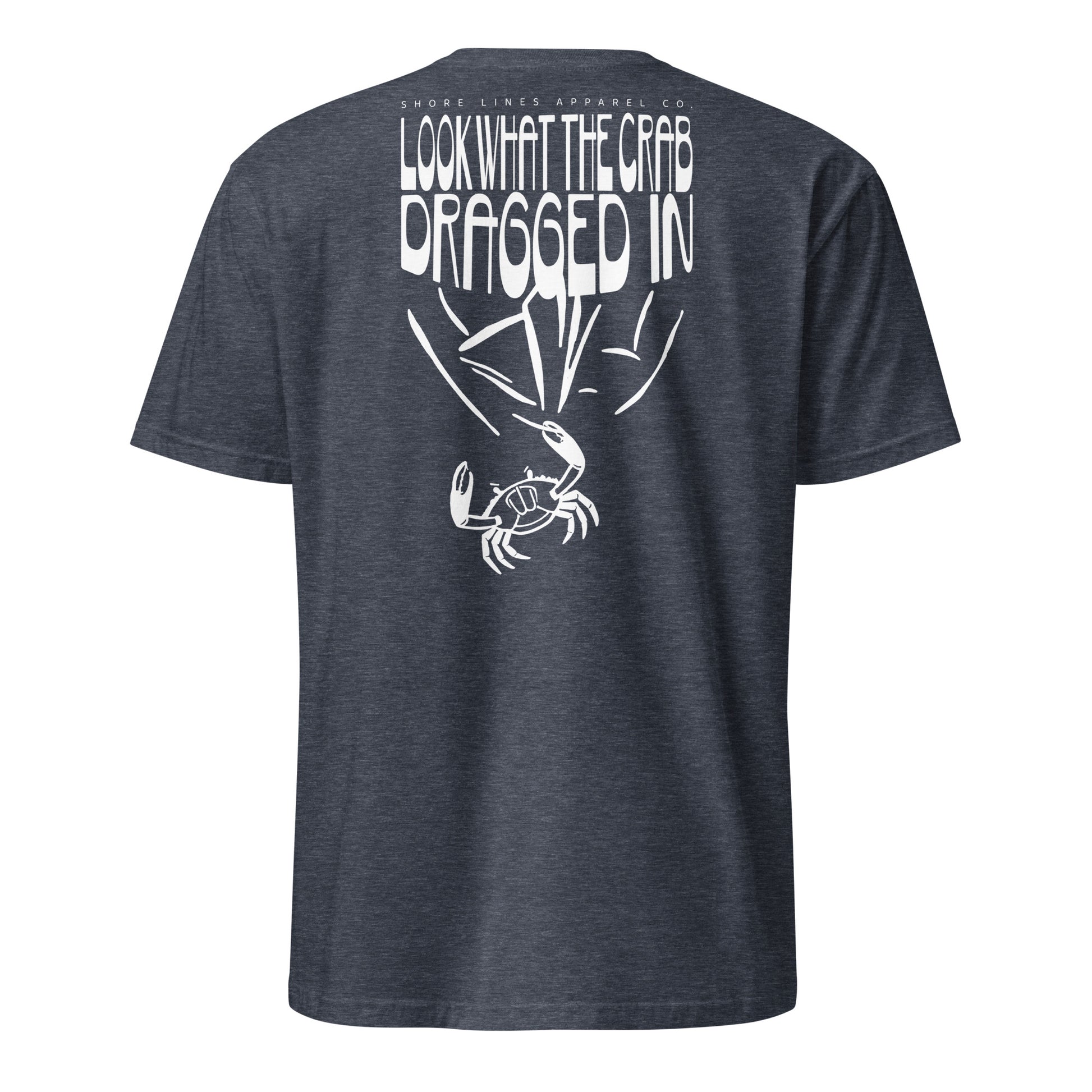 Look What the Crab Dragged In | Short Sleeve-navy-Shore Lines Apparel Co.™