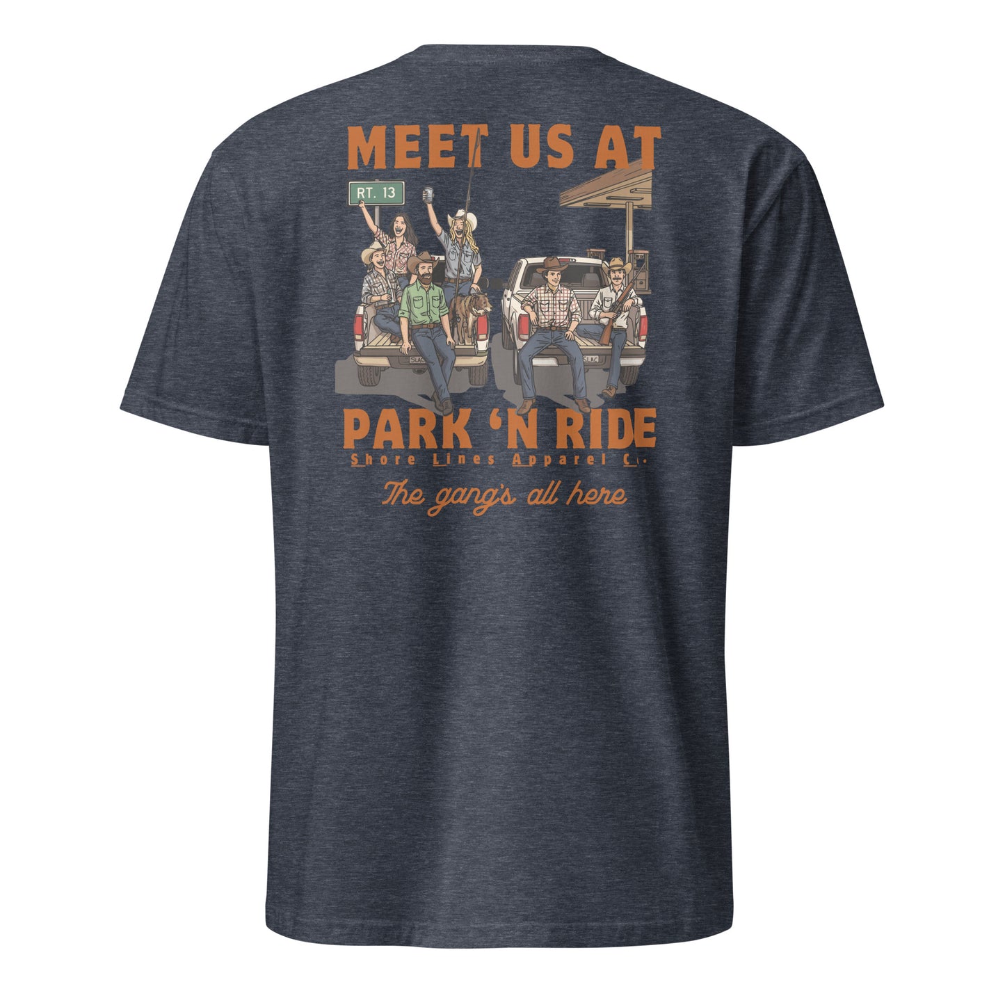 Park N Ride | Short Sleeve-navy-Shore Lines Apparel Co.™