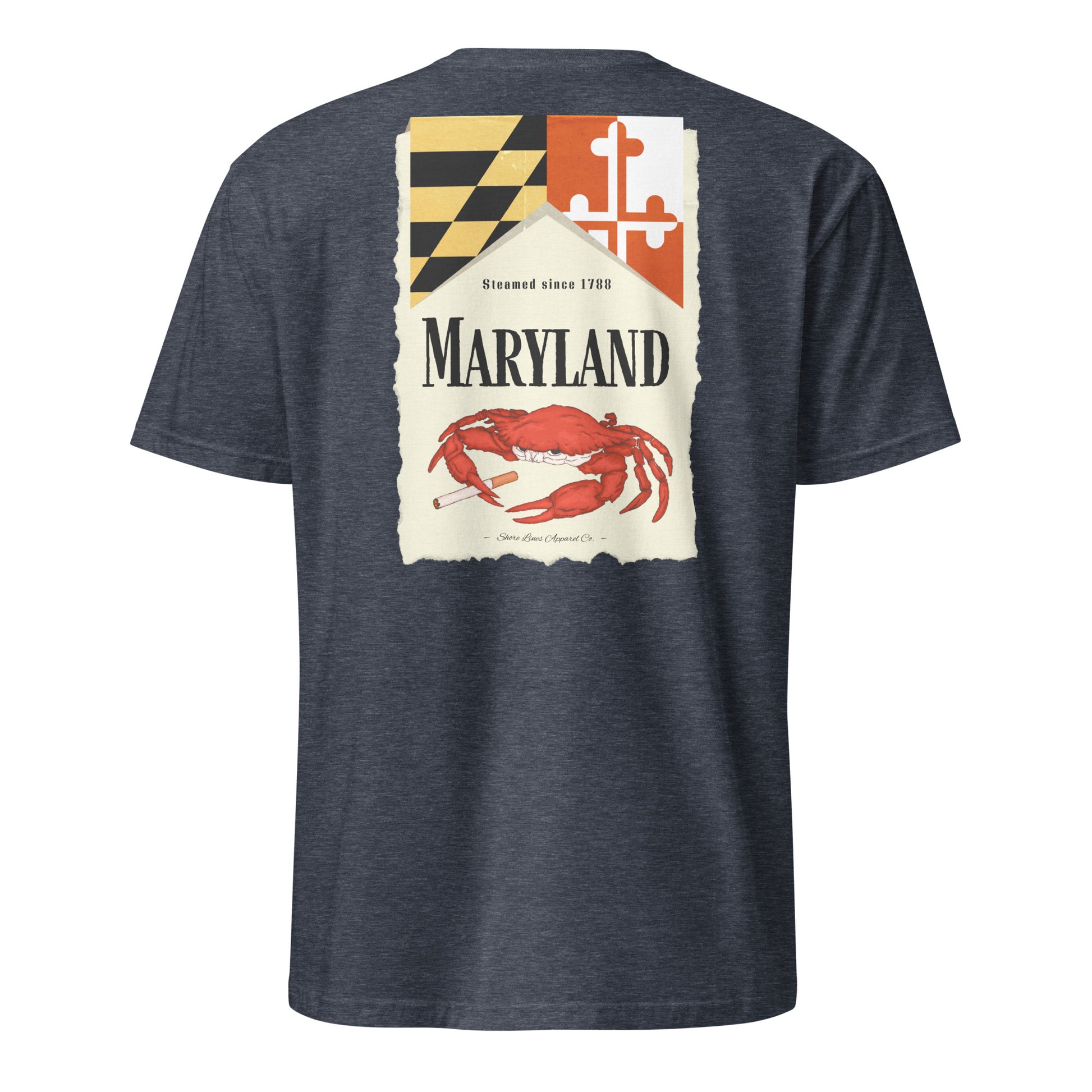 Maryland | Short Sleeve-navy-Shore Lines Apparel Co.™