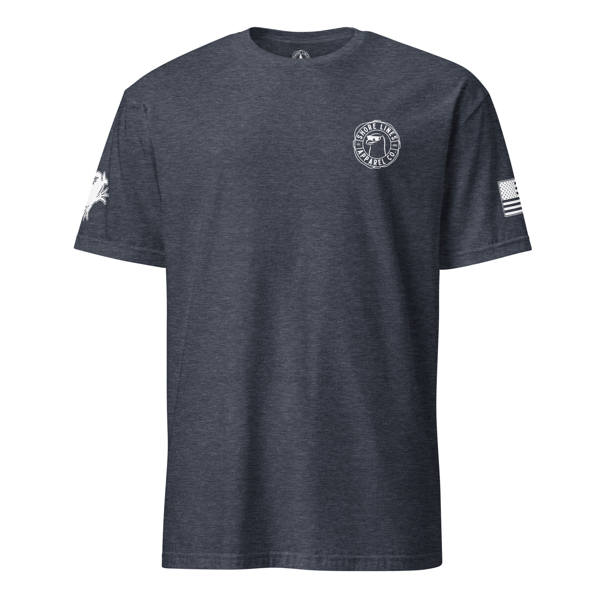 Look What the Crab Dragged In | Short Sleeve P-navy-Shore Lines Apparel Co.™