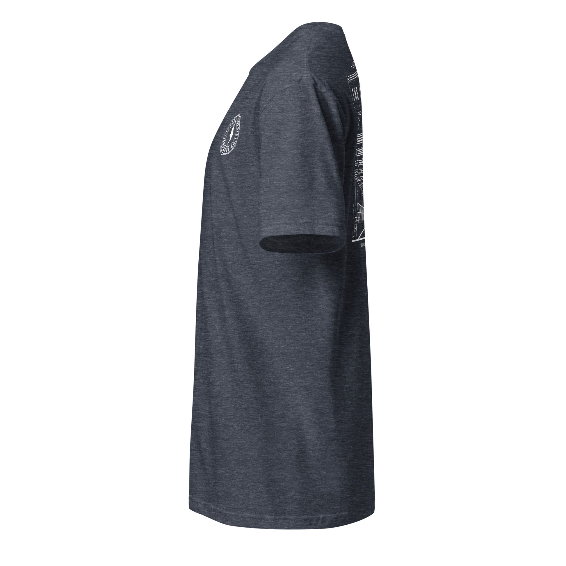 The Right Side CBBT | Core SS-heathernavy-Shore Lines Apparel Co.