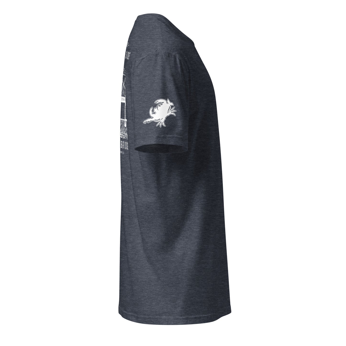 The Right Side CBB | Core SS P-heathernavy-Shore Lines Apparel Co.
