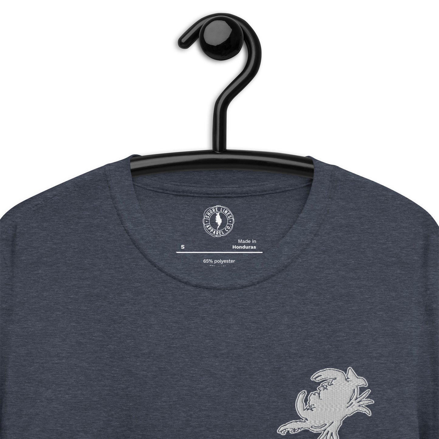 Simple Core SS-heathernavy-Shore Lines Apparel Co.