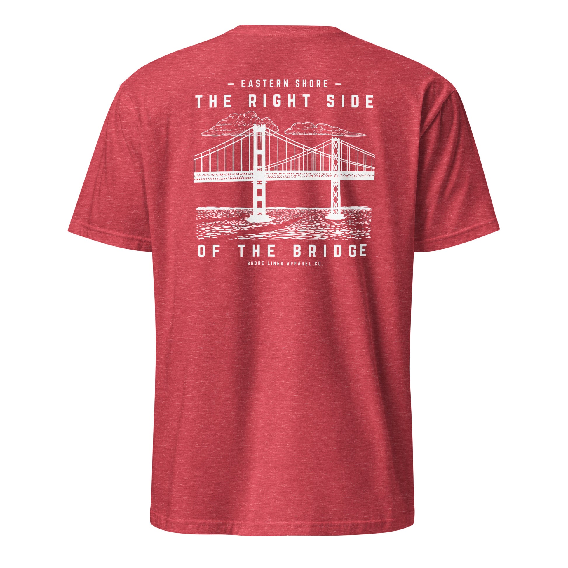 The Right Side CBB | SS-heatherred-Shore Lines Apparel Co.