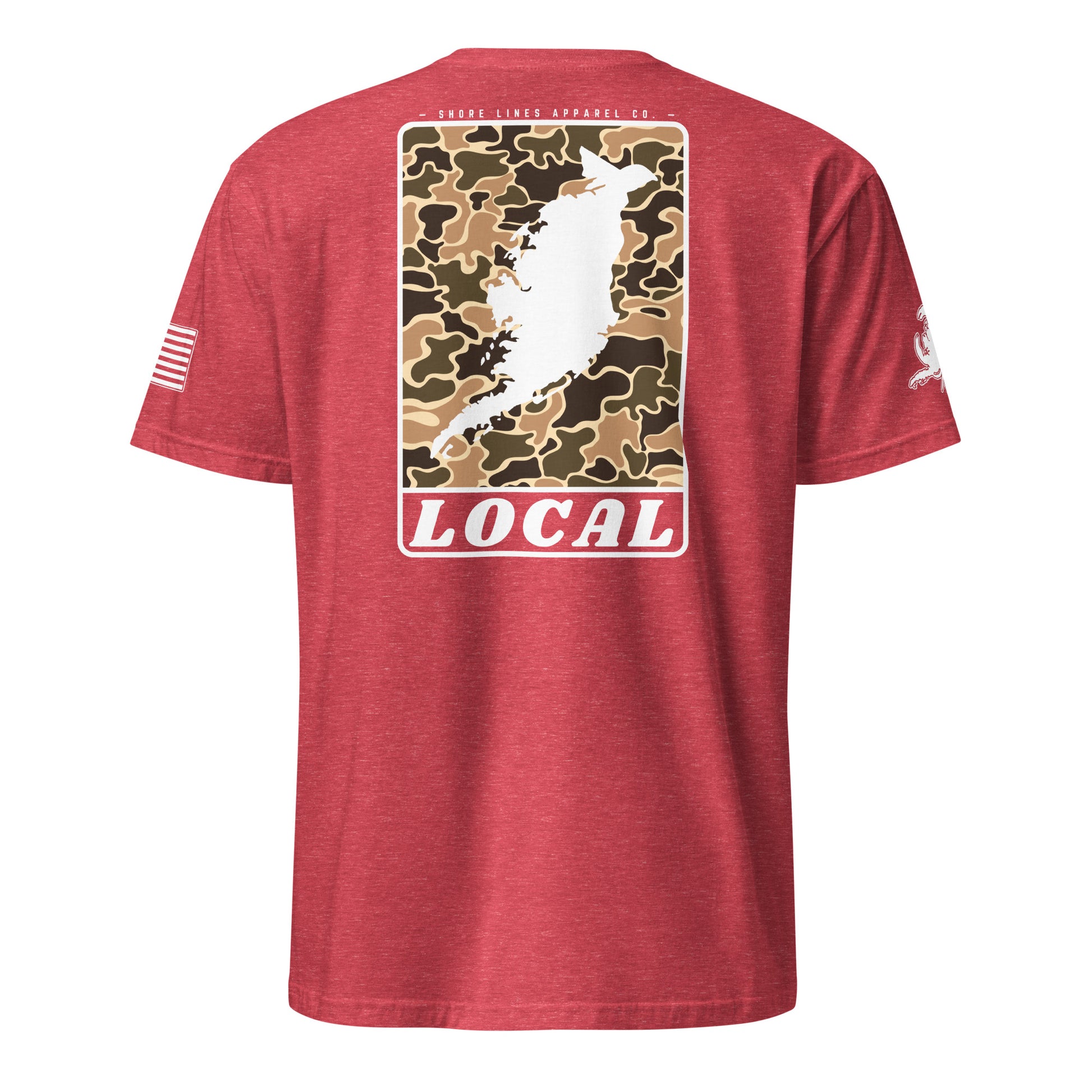LOCAL | SS P-heatherred-Shore Lines Apparel Co.