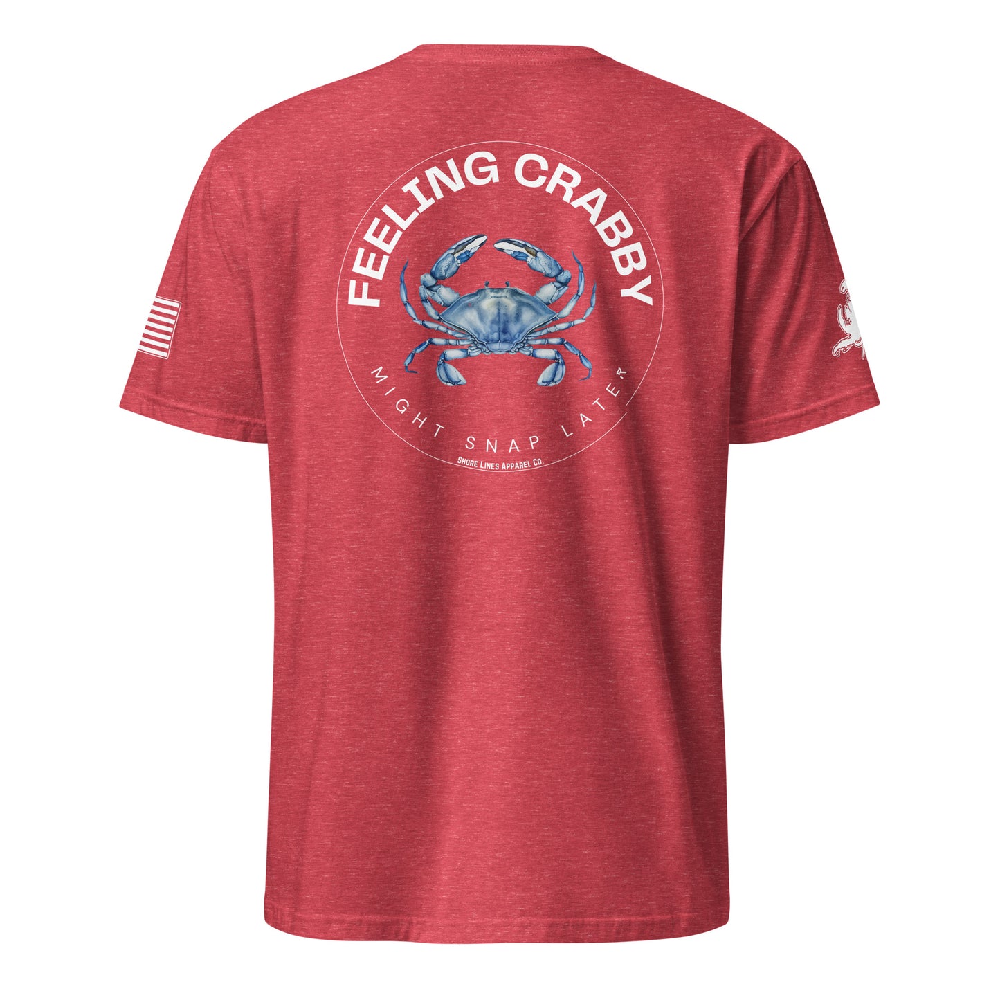 Feeling Crabby | SS P-heatherred-Shore Lines Apparel Co.