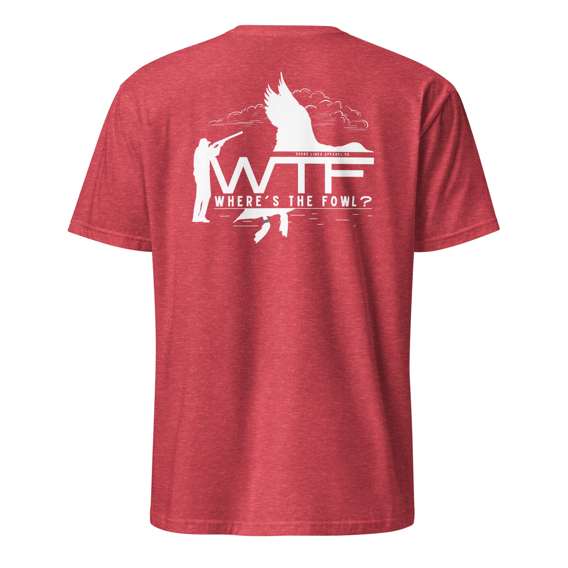 WTF | SS-heatherred-Shore Lines Apparel Co.