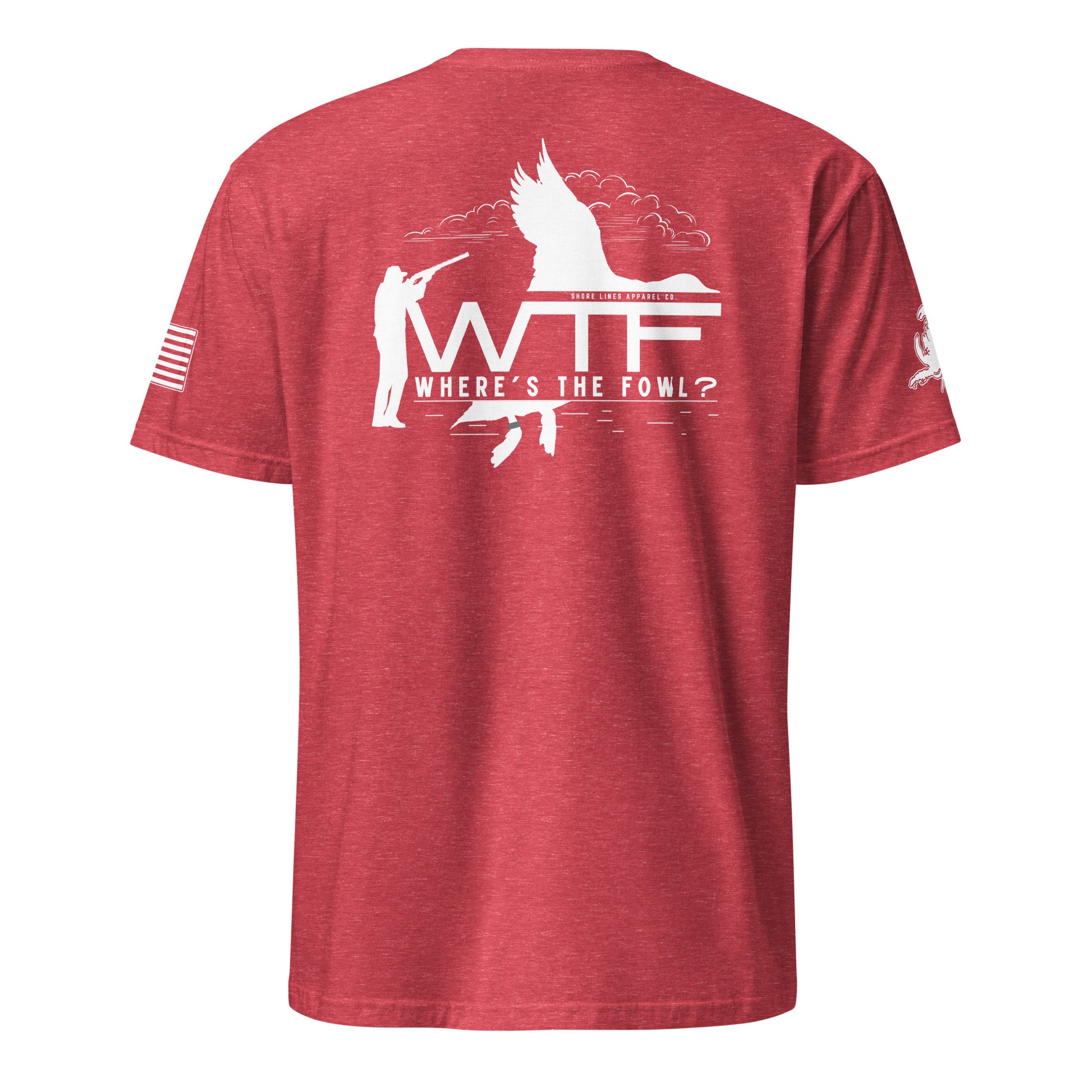 WTF | SS P-heatherred-Shore Lines Apparel Co.