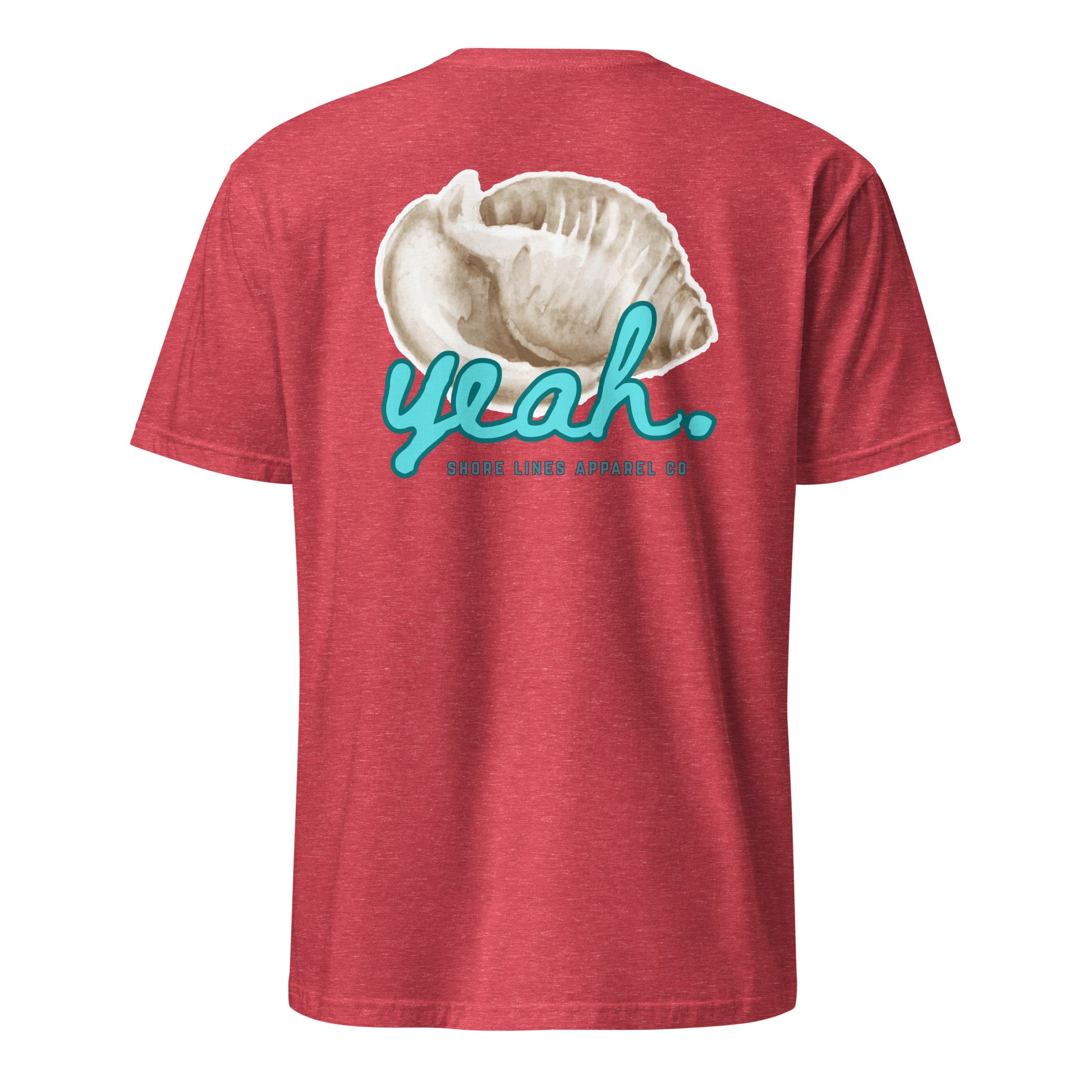 Shell Yeah | SS-heatherred-Shore Lines Apparel Co.