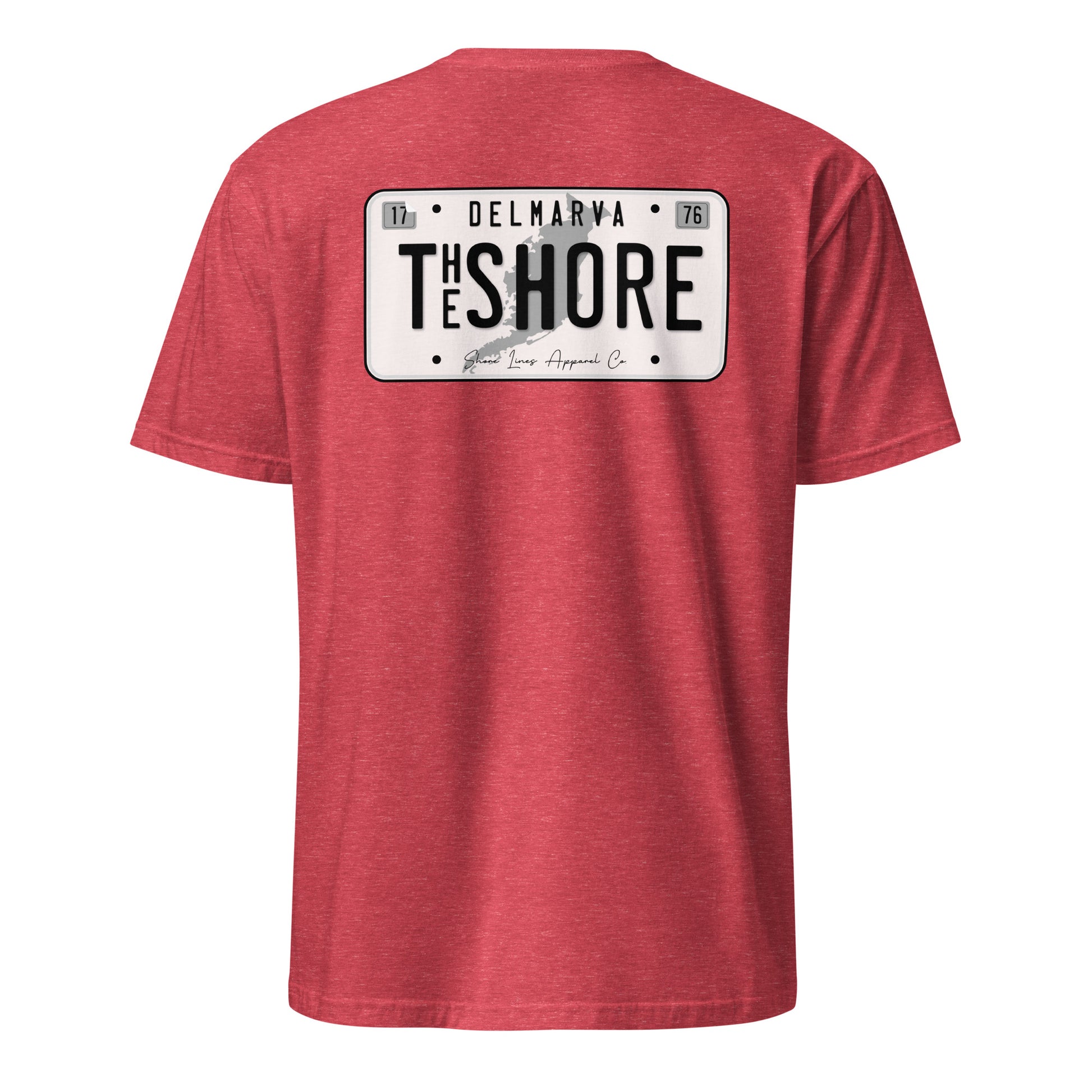 License Plate | SS-red-Shore Lines Apparel Co.