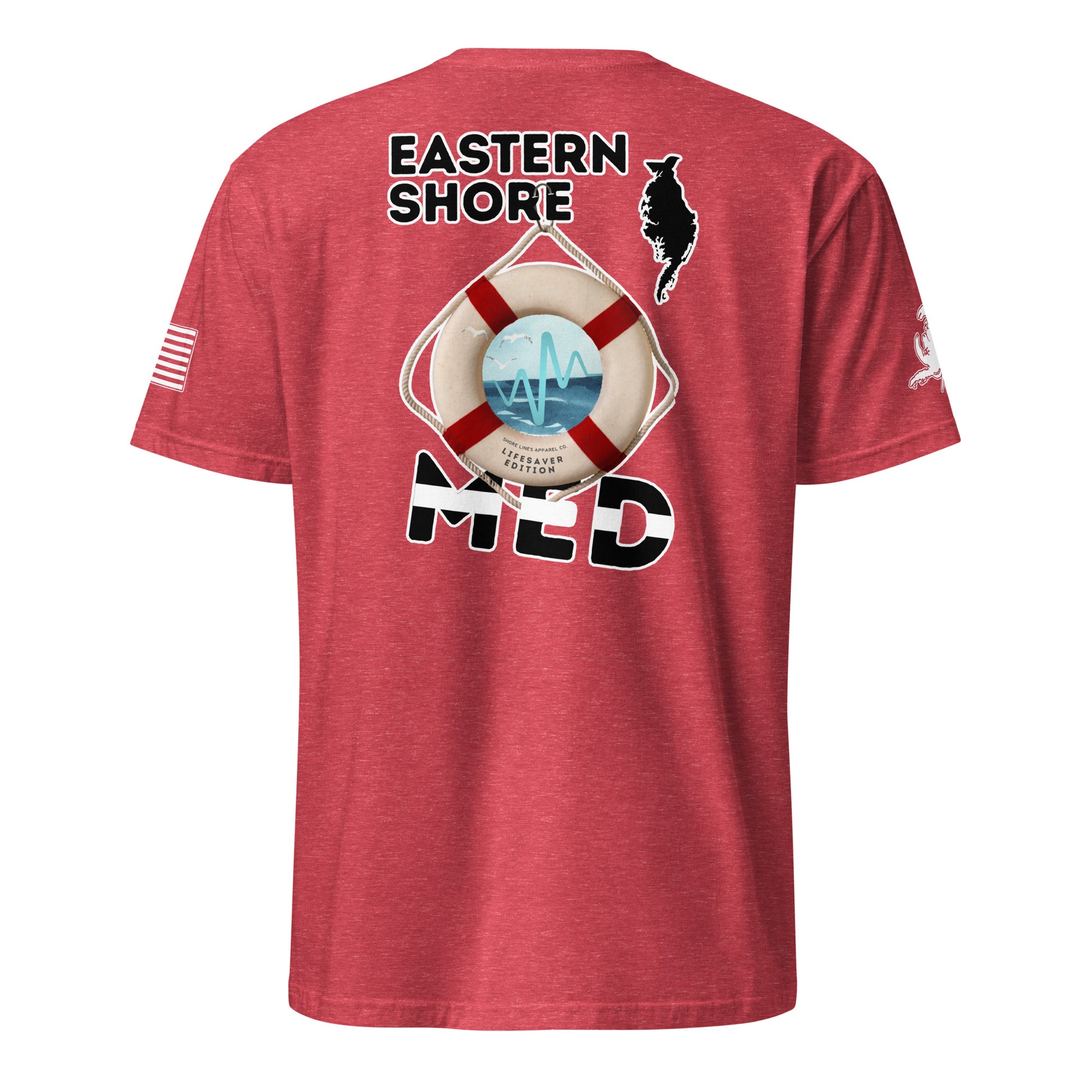 Med | Lifesaver Edition | Core SS P-red-Shore Lines Apparel Co.