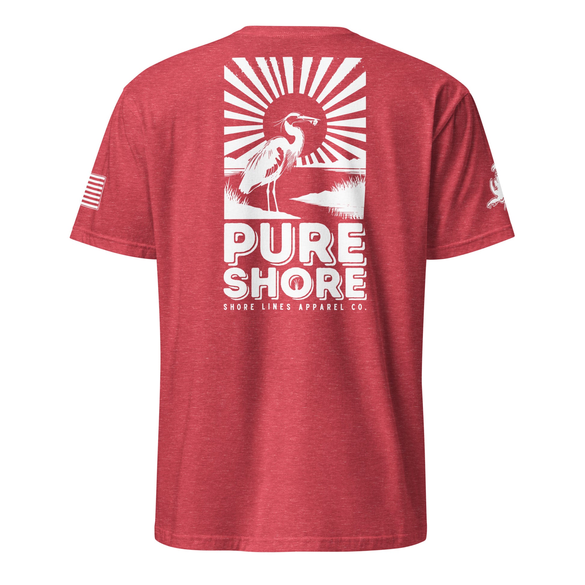 Pure Shore | Short Sleeve P-red-Shore Lines Apparel Co.