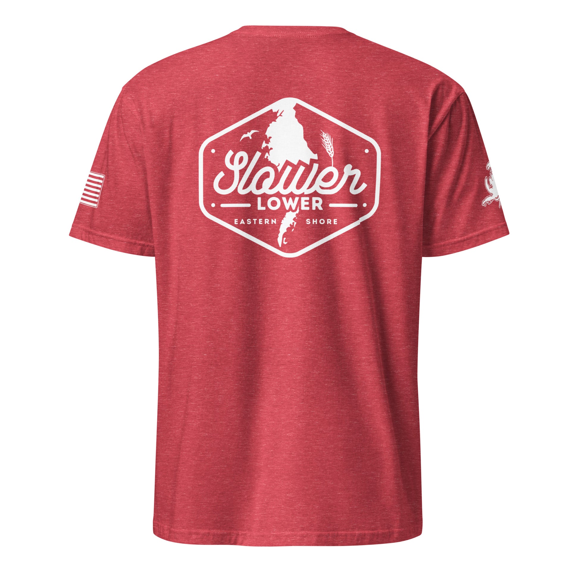 Slower Lower | Short Sleeve P-red-Shore Lines Apparel Co.™
