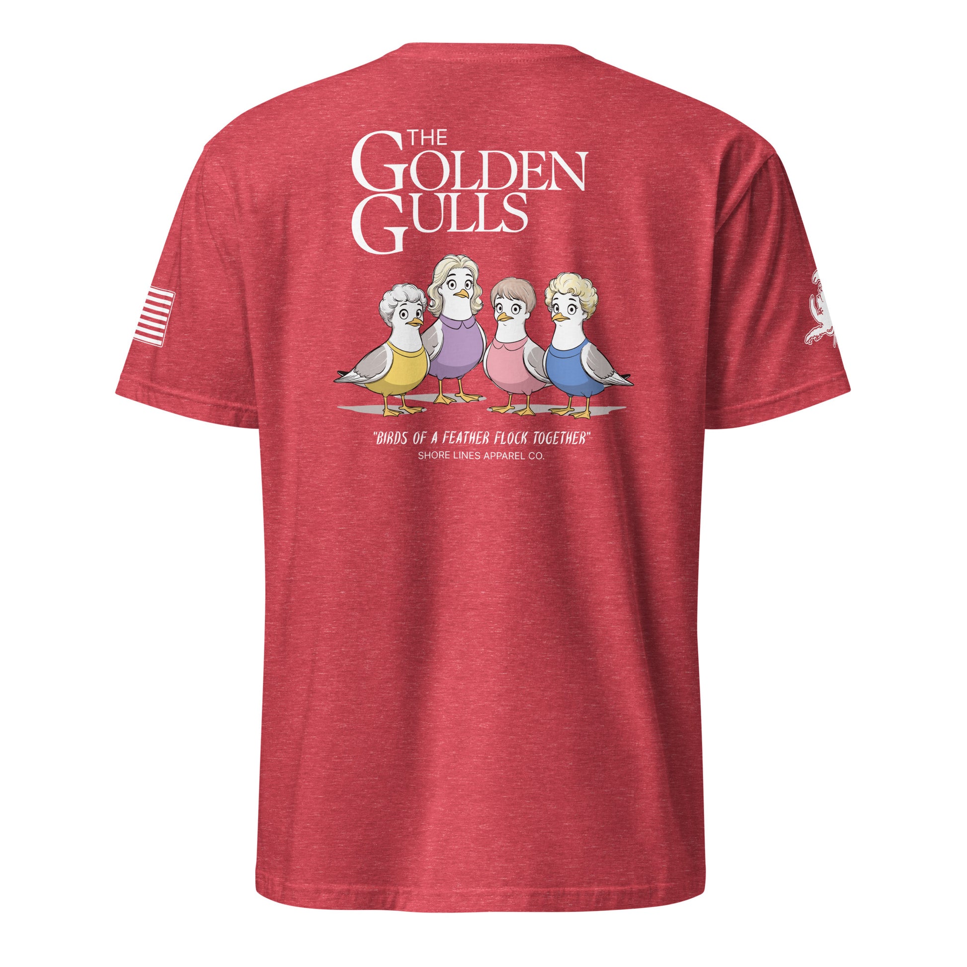 The Golden Gulls | Short Sleeve P-red-Shore Lines Apparel Co.™