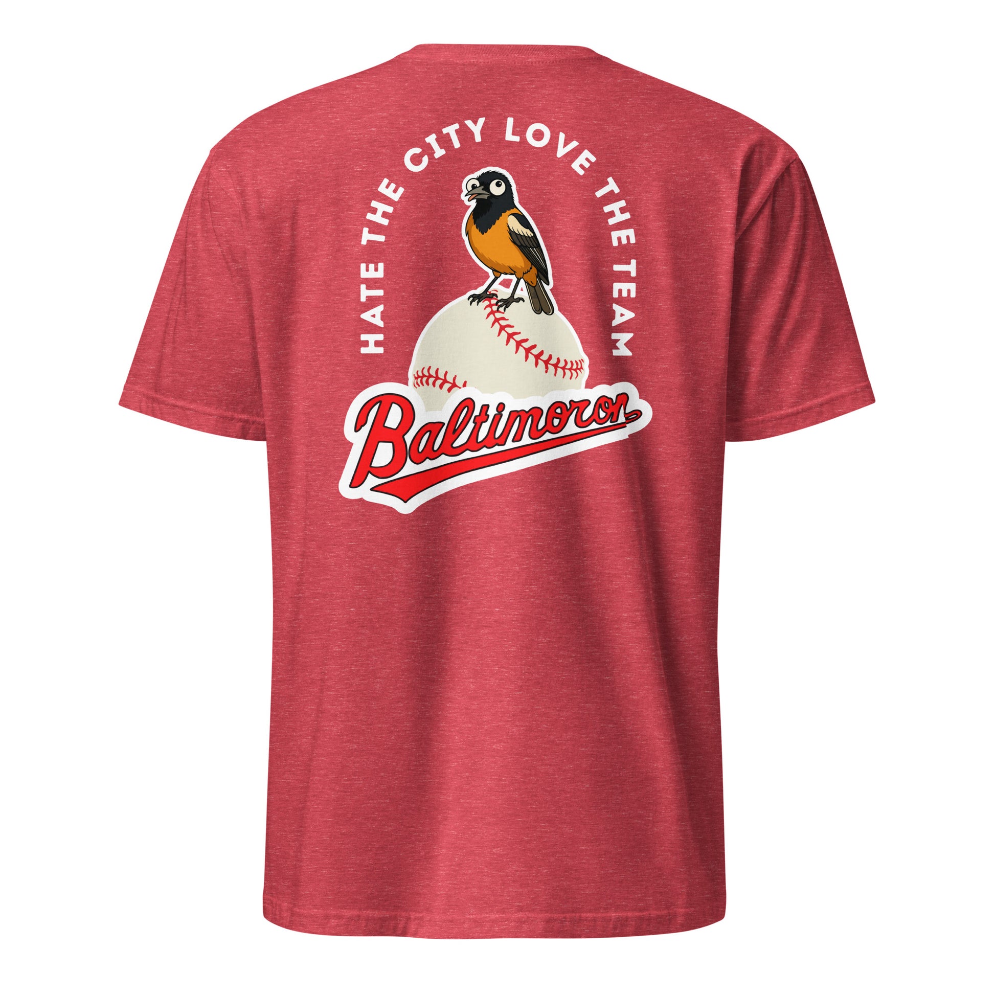 Baltimoron Orioles | Short Sleeve-red-Shore Lines Apparel Co.™