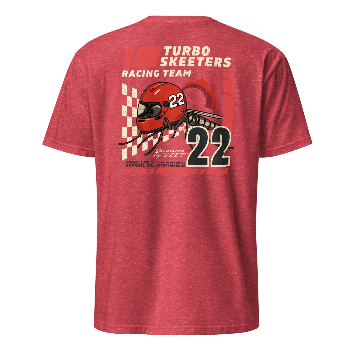Turbo Skeeters | Short Sleeve-red-Shore Lines Apparel Co.™
