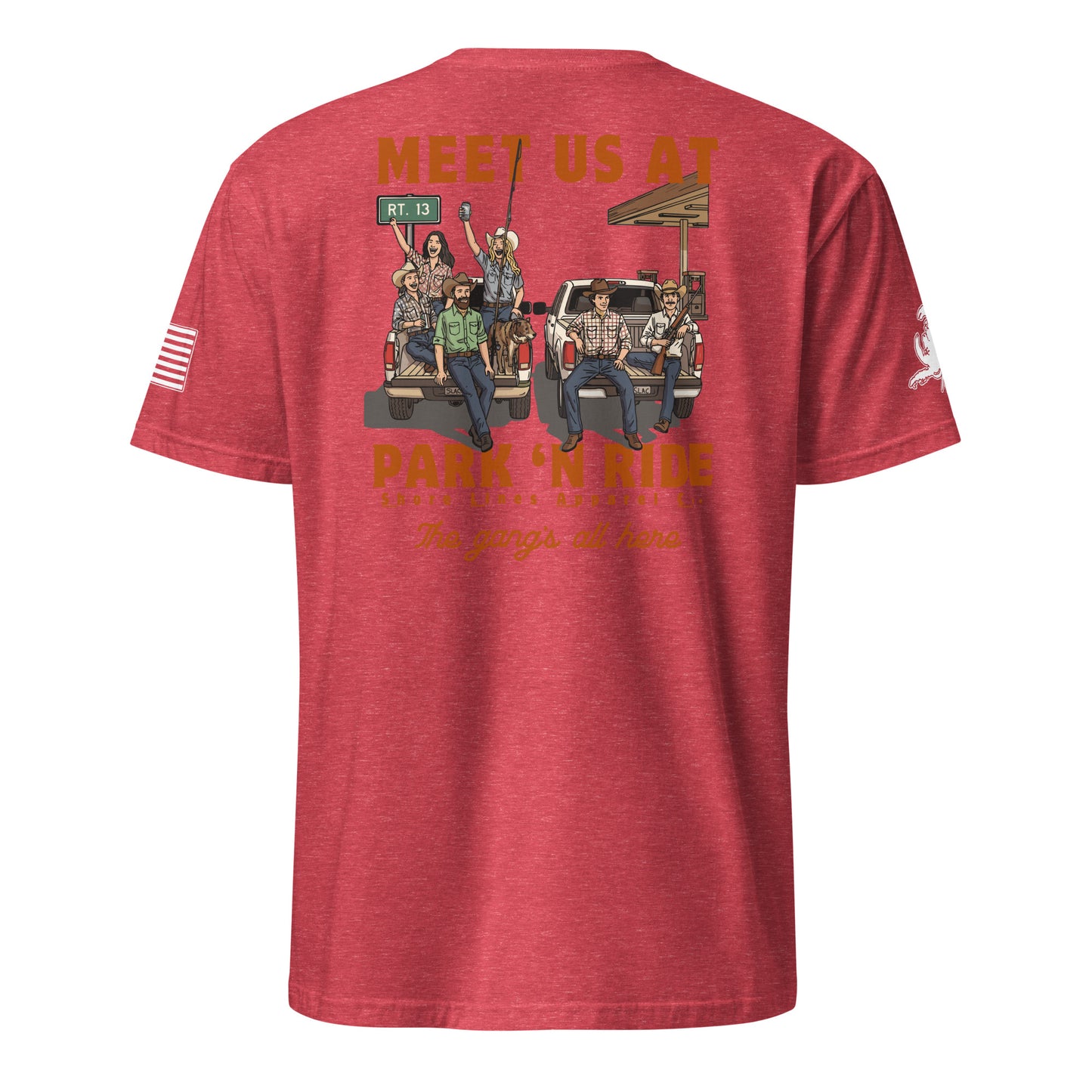 Park N Ride | Short Sleeve P-red-Shore Lines Apparel Co.™