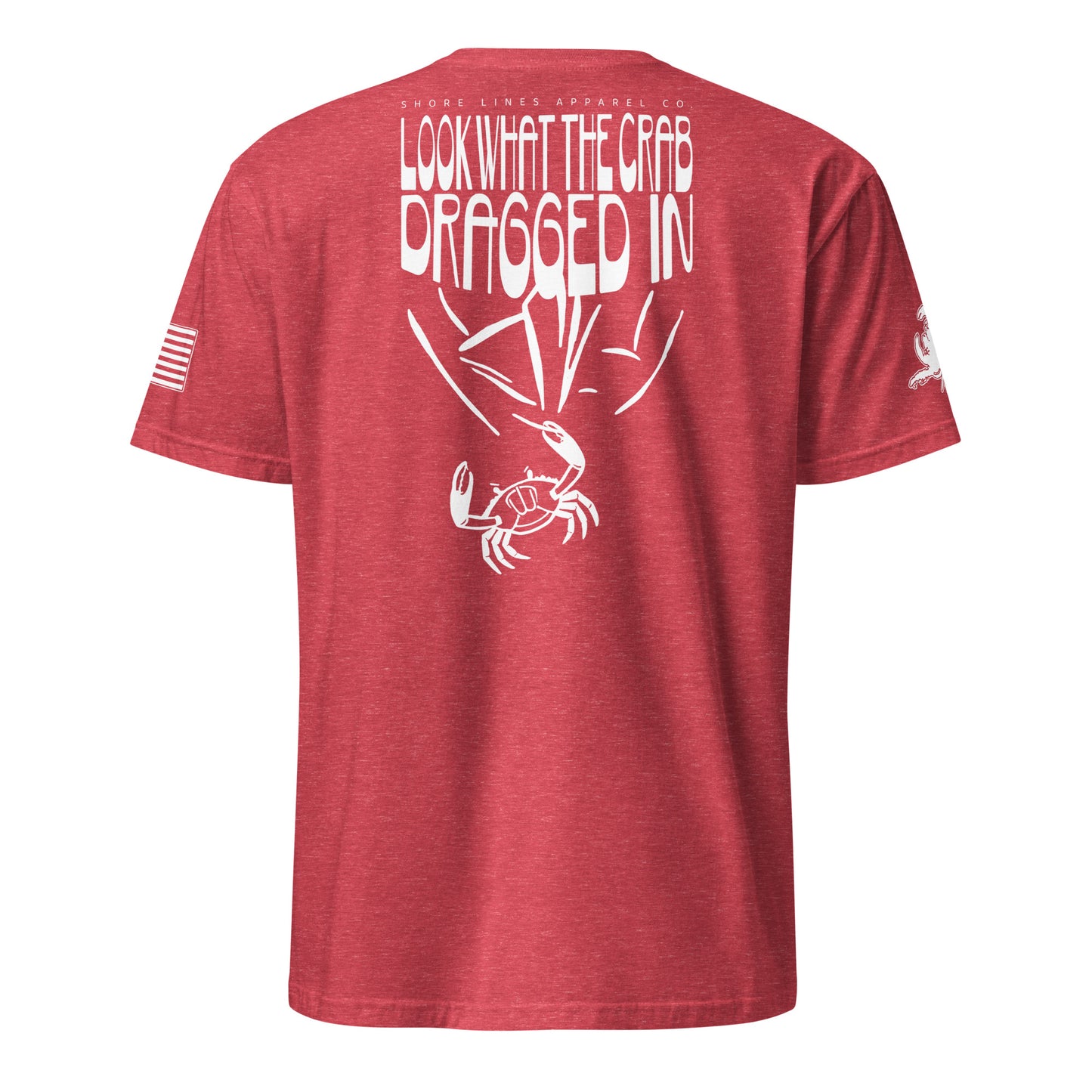 Look What the Crab Dragged In | Short Sleeve P-red-Shore Lines Apparel Co.™