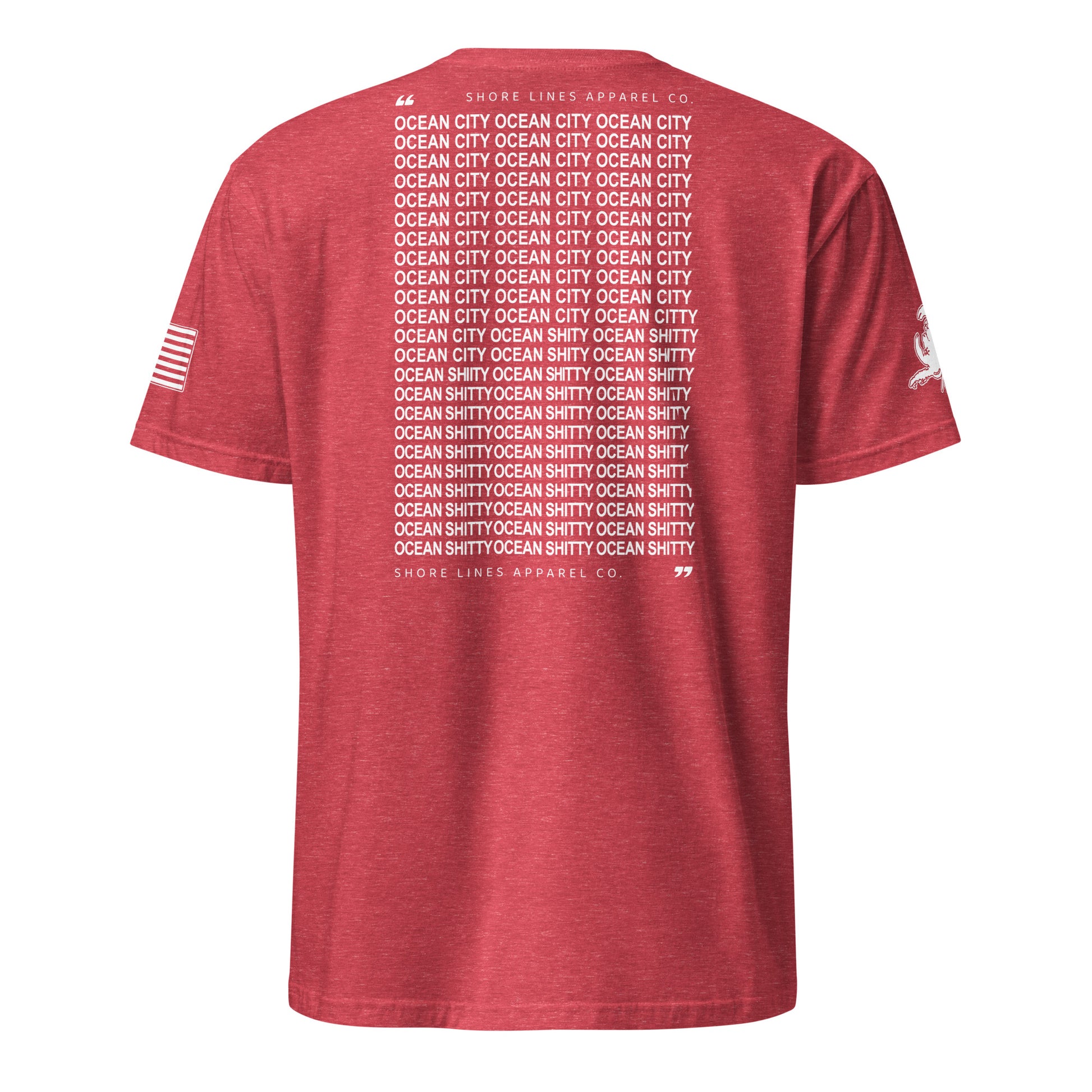 Ocean Shitty | Short Sleeve P-red-Shore Lines Apparel Co.™