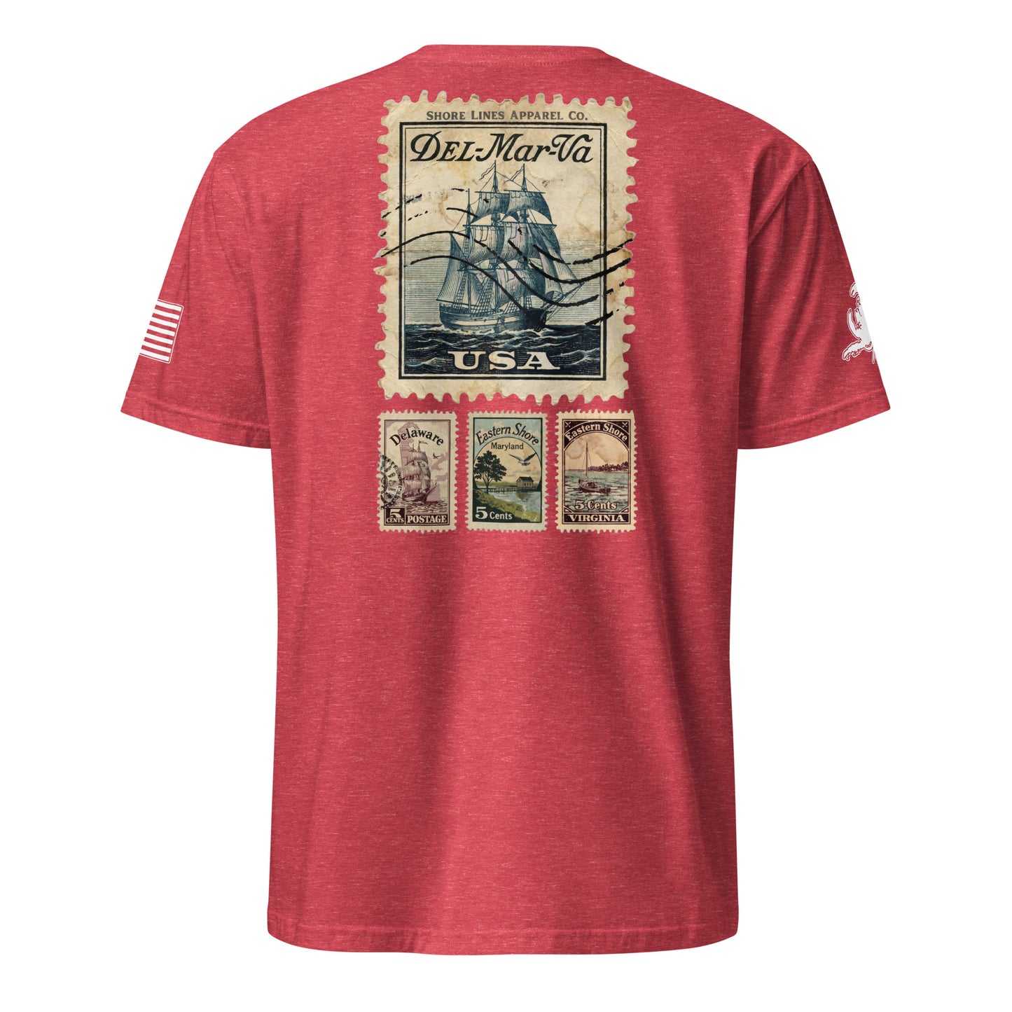 Stamps | Short Sleeve P-red-Shore Lines Apparel Co.™