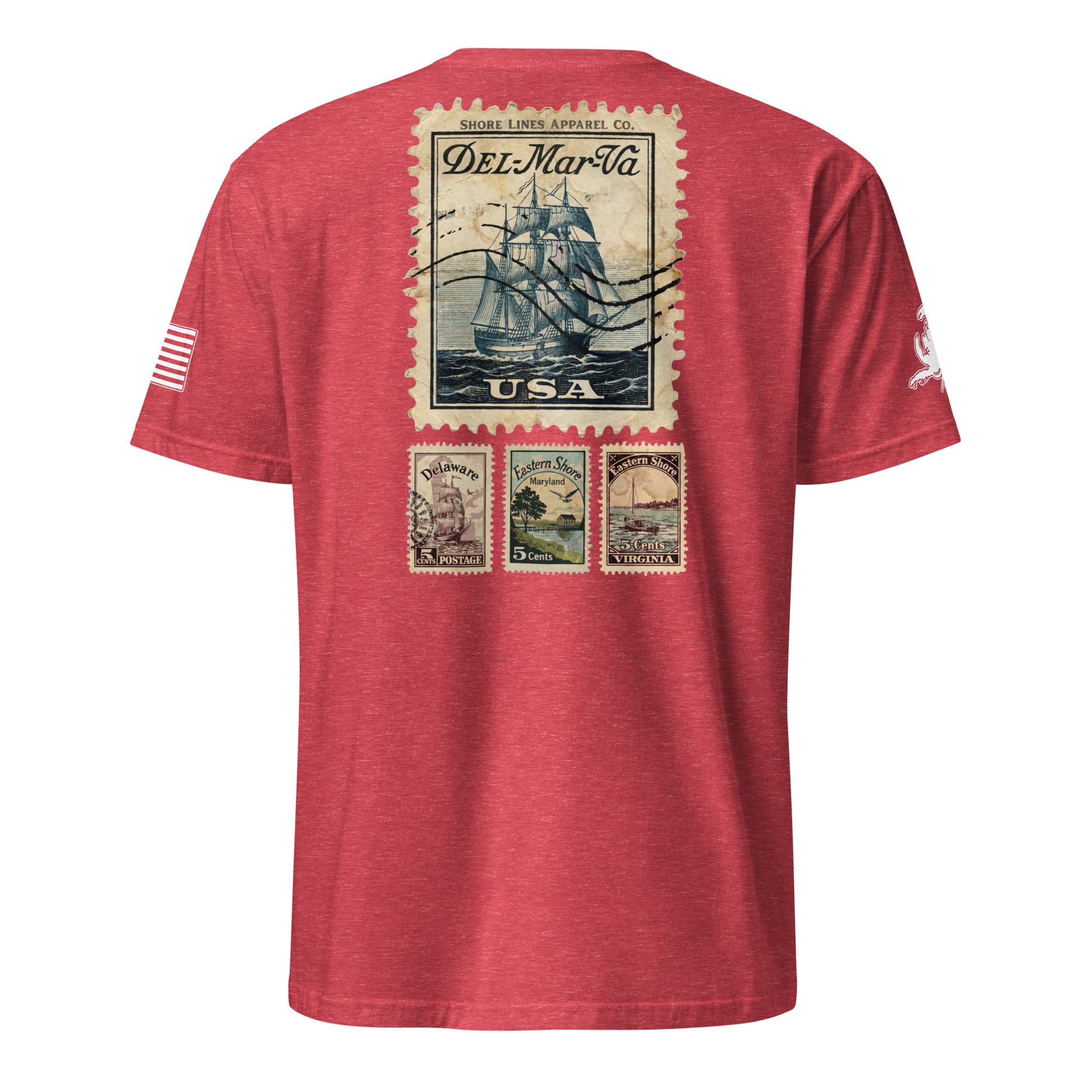 Stamps | Short Sleeve P-red-Shore Lines Apparel Co.™
