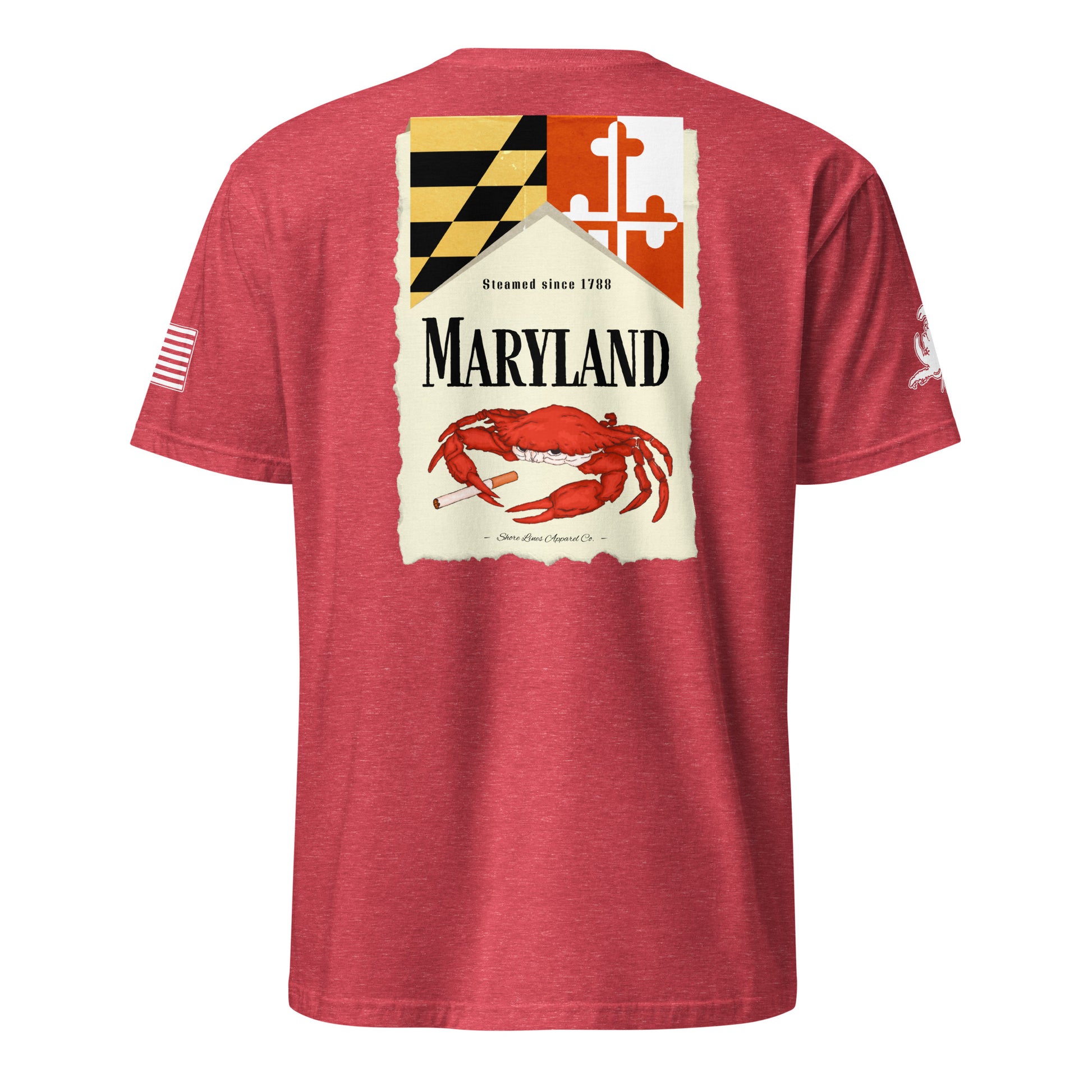 Maryland | Short Sleeve P-red-Shore Lines Apparel Co.™