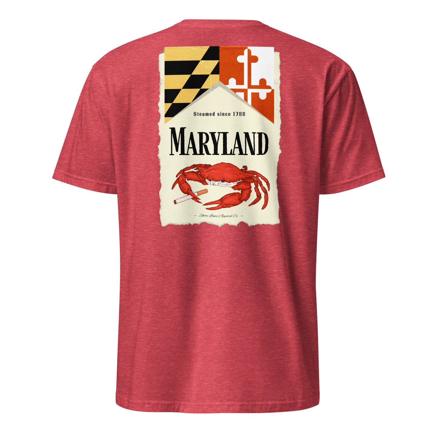 Maryland | Short Sleeve-red-Shore Lines Apparel Co.™