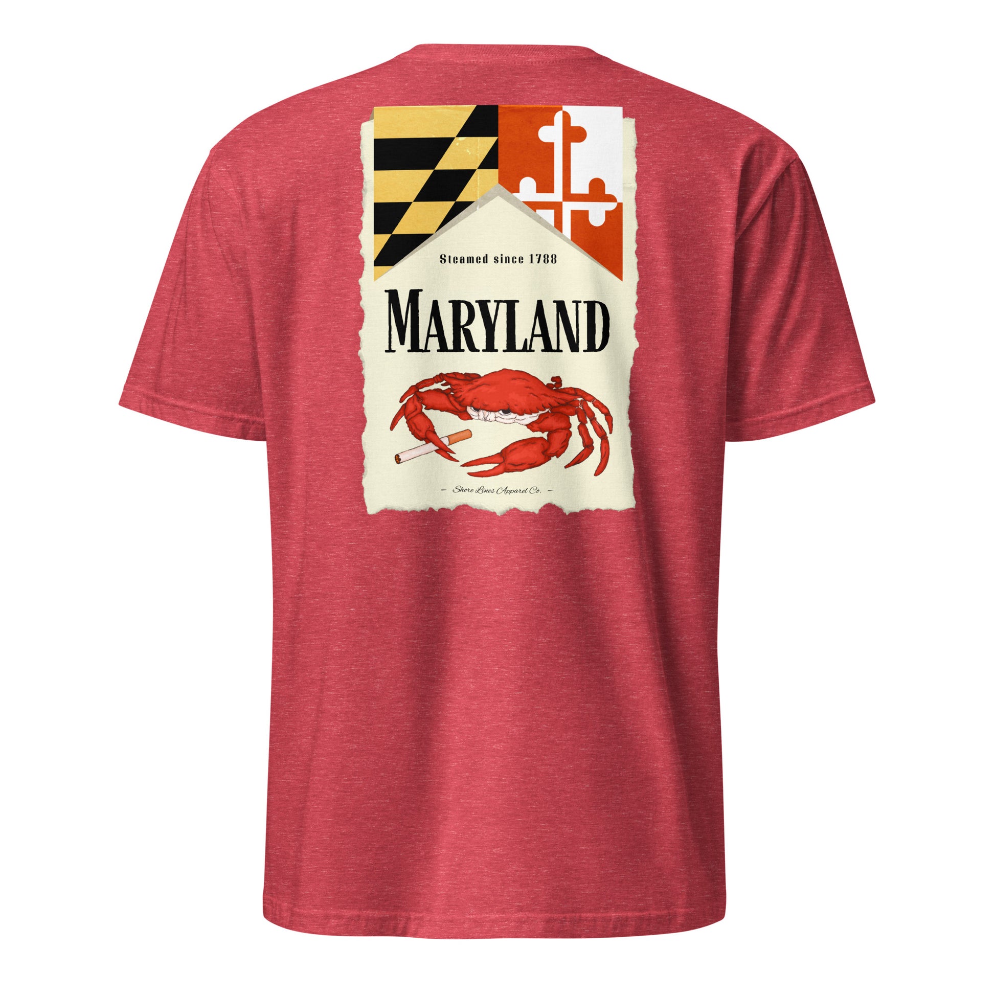 Maryland | Short Sleeve-red-Shore Lines Apparel Co.™