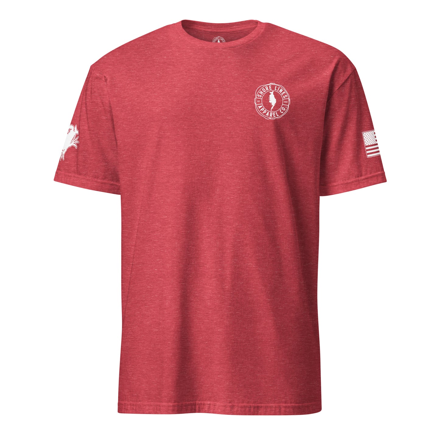 757 Area Code | SS P-heatherred-Shore Lines Apparel Co.