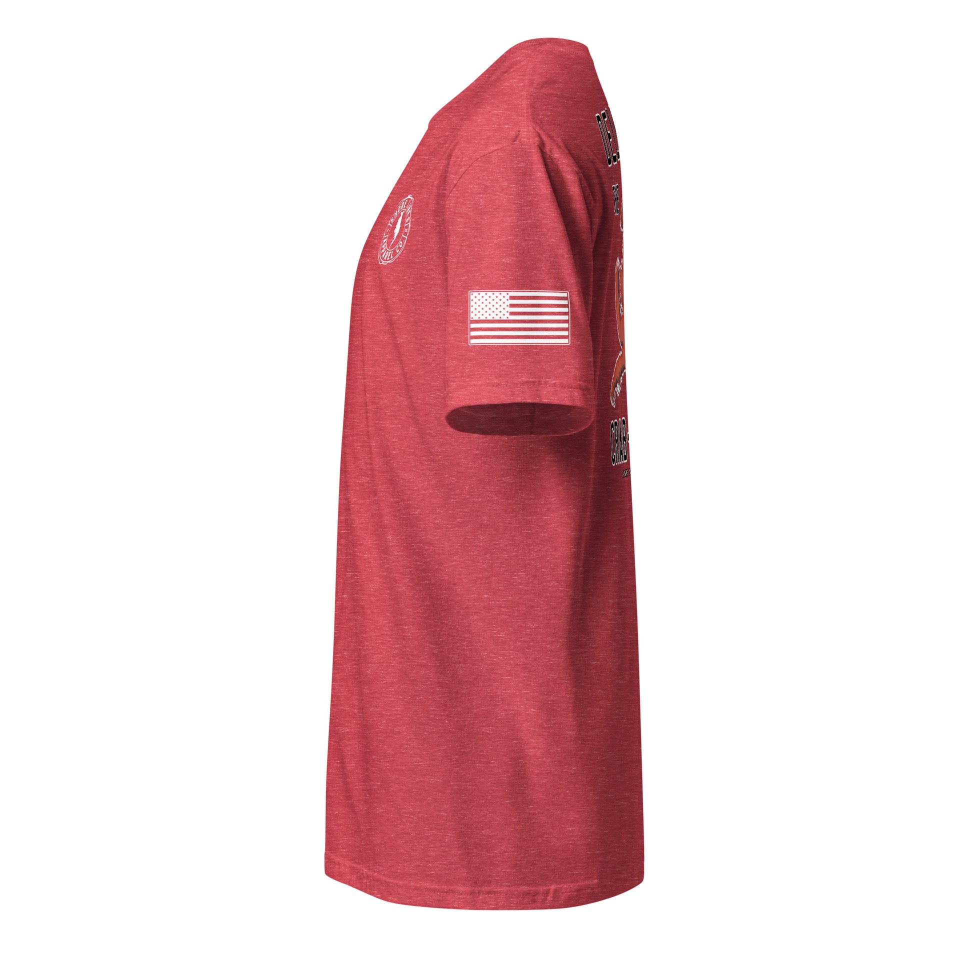 Crabinsula | SS P-heatherred-Shore Lines Apparel Co.
