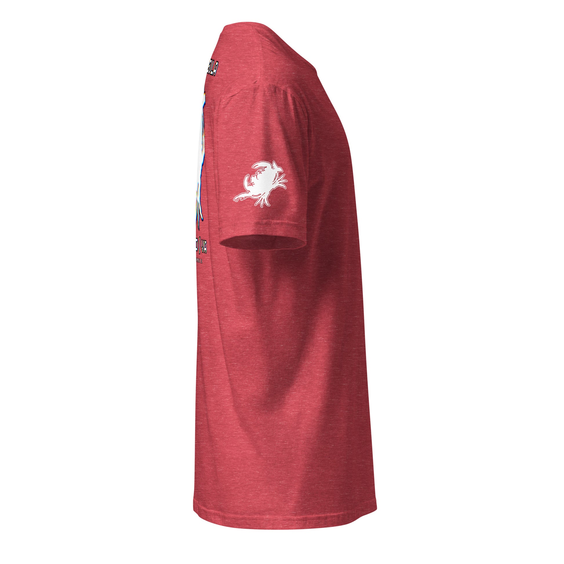 Crabinsula (Retro) | SS P-heatherred-Shore Lines Apparel Co.