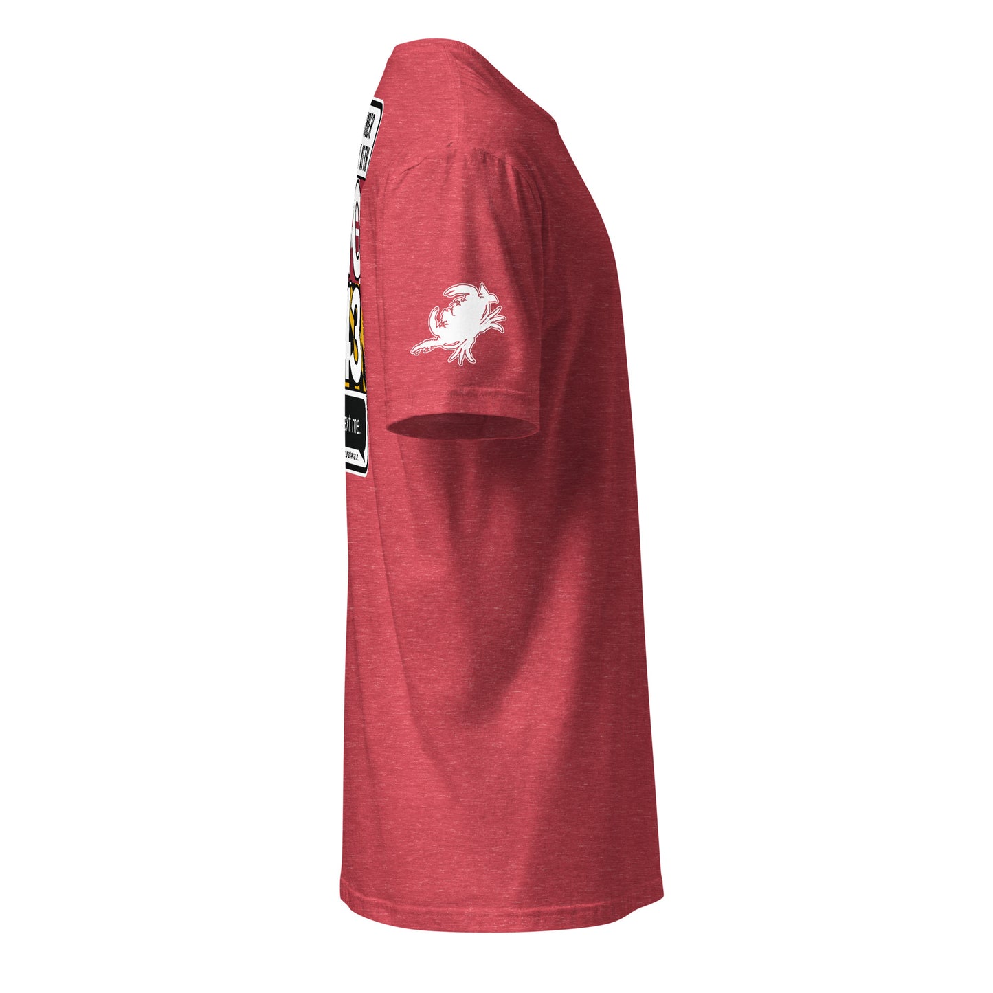 410/443 Area Code | SS P-heatherred-Shore Lines Apparel Co.