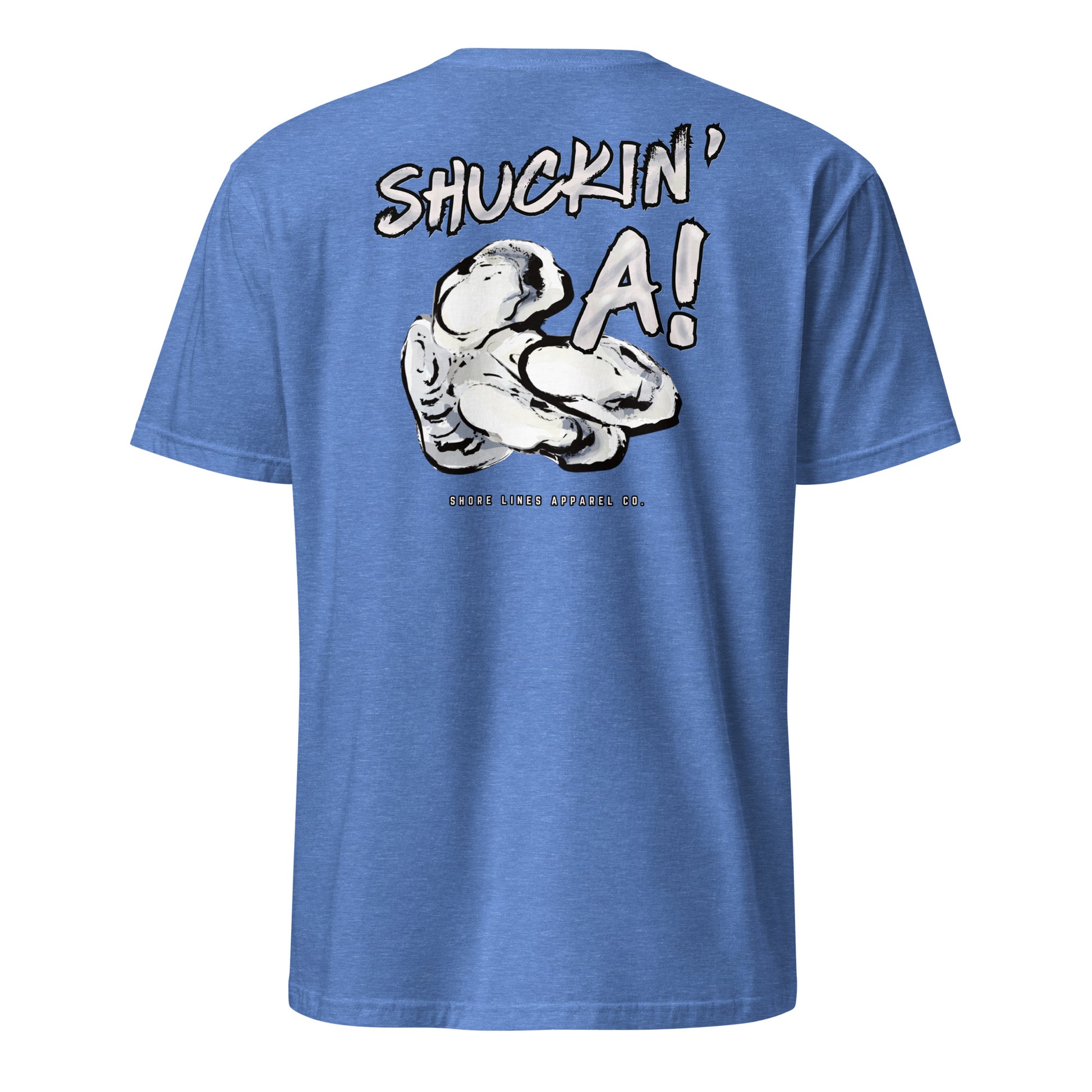Shuckin A | Core SS-heatherroyal-Shore Lines Apparel Co.