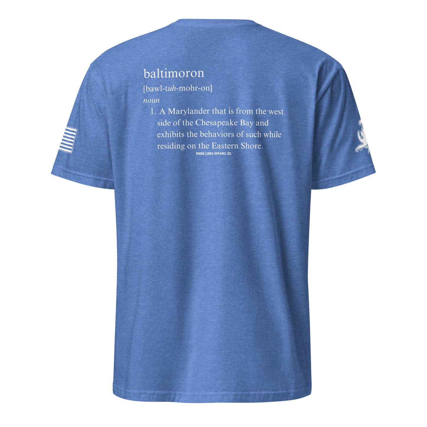 Baltimoron | SS P-heatherroyal-Shore Lines Apparel Co.
