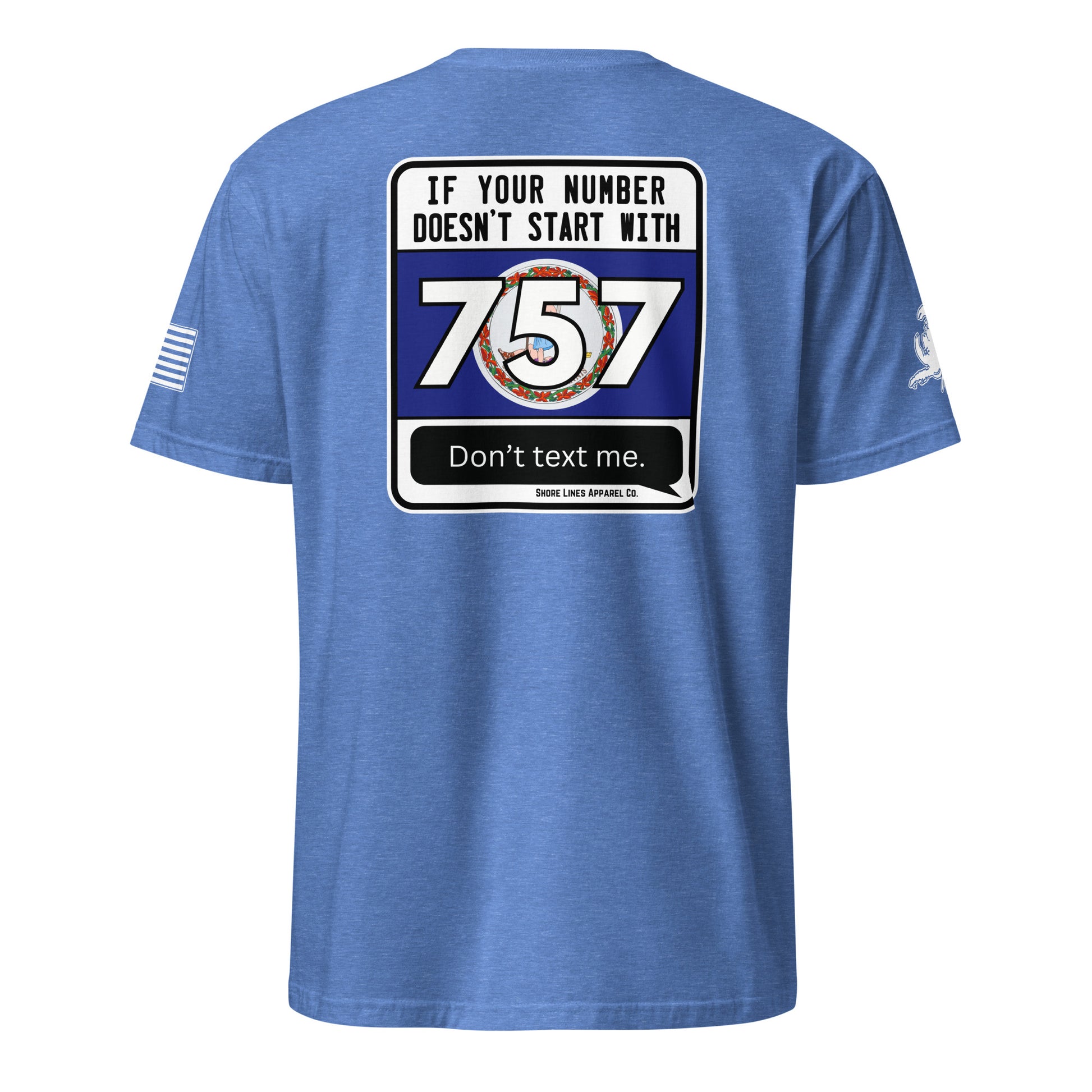 757 Area Code | SS P-heatherroyal-Shore Lines Apparel Co.