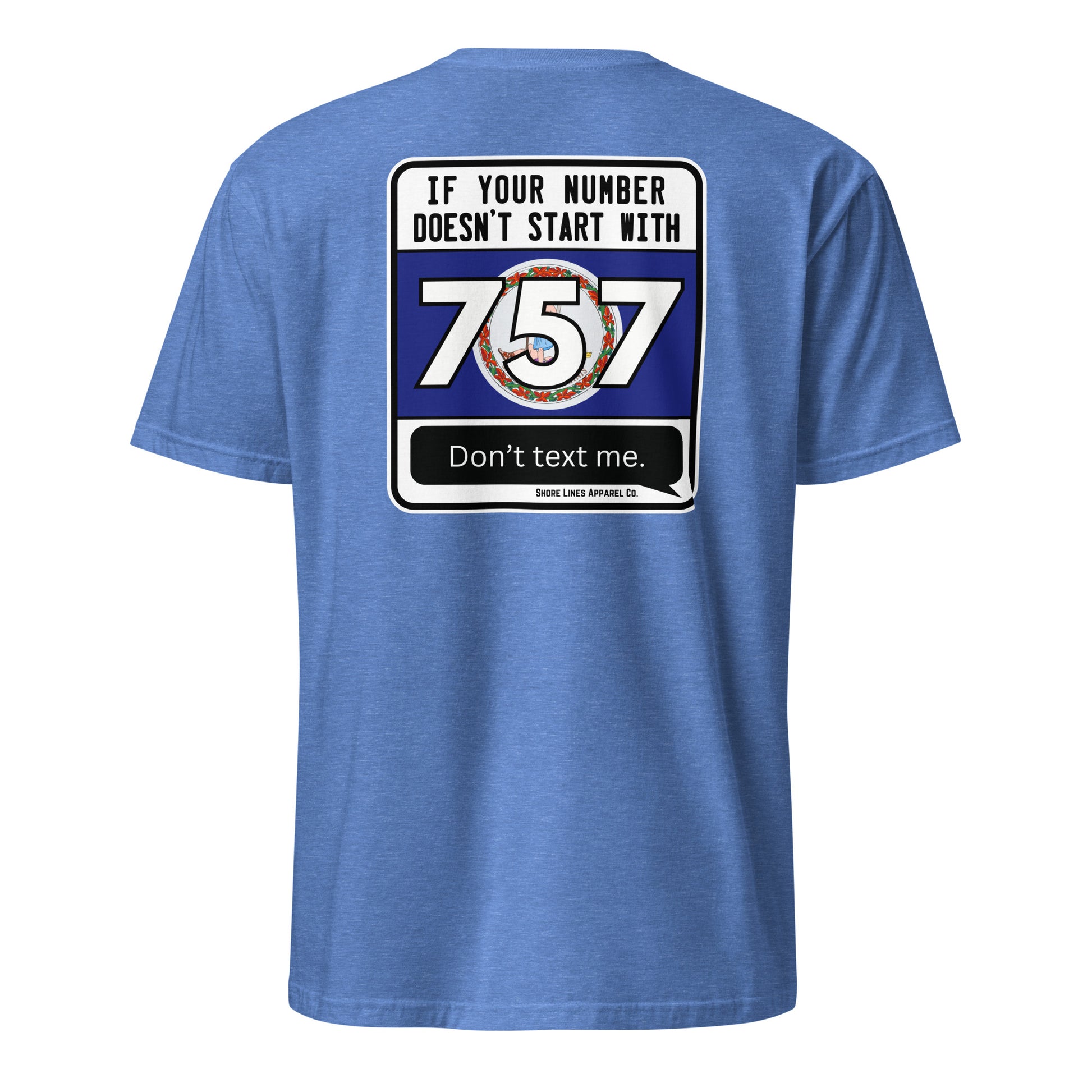 757 Area Code | SS-heatherroyal-Shore Lines Apparel Co.