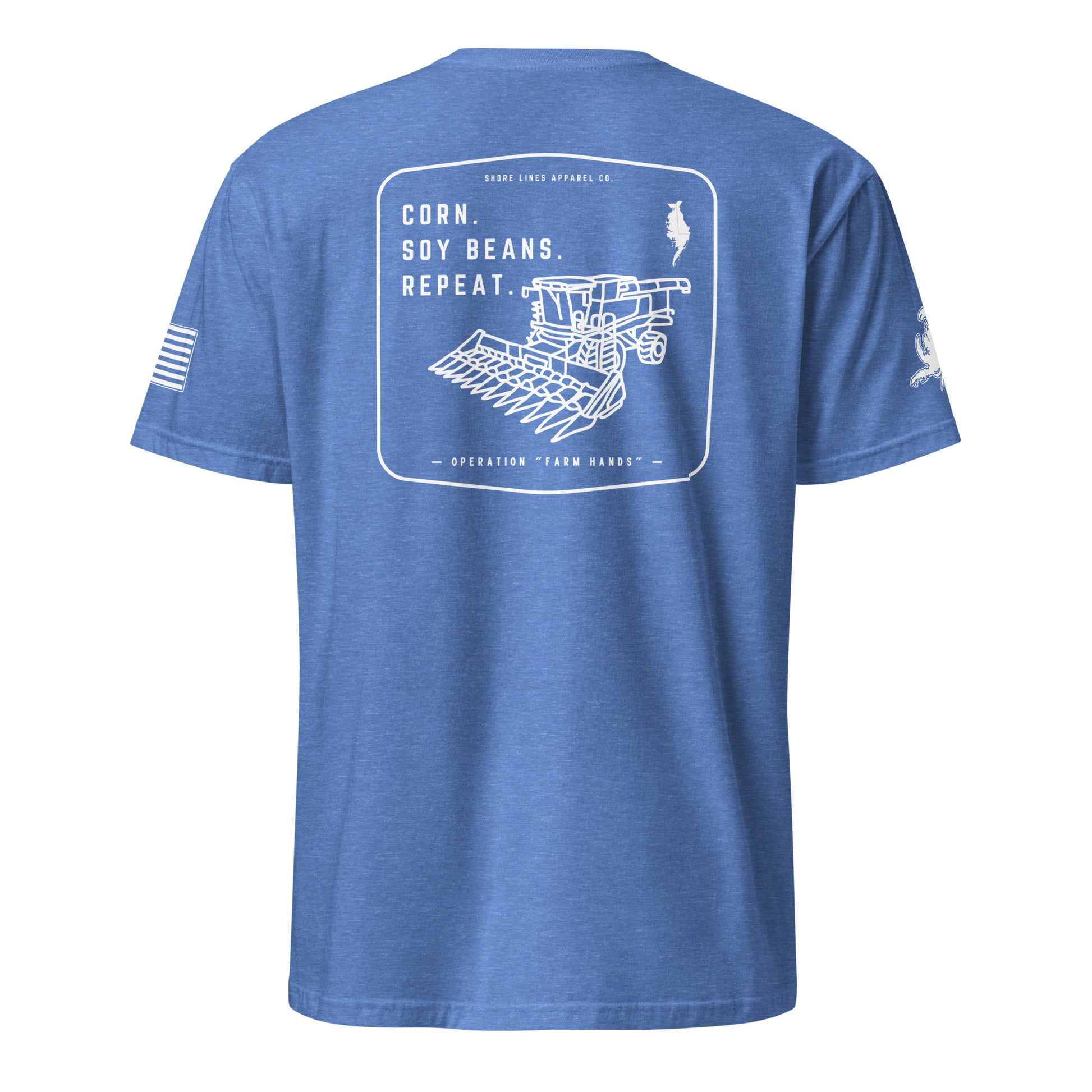 Operation Farm Hands | SS P-heatherroyal-Shore Lines Apparel Co.
