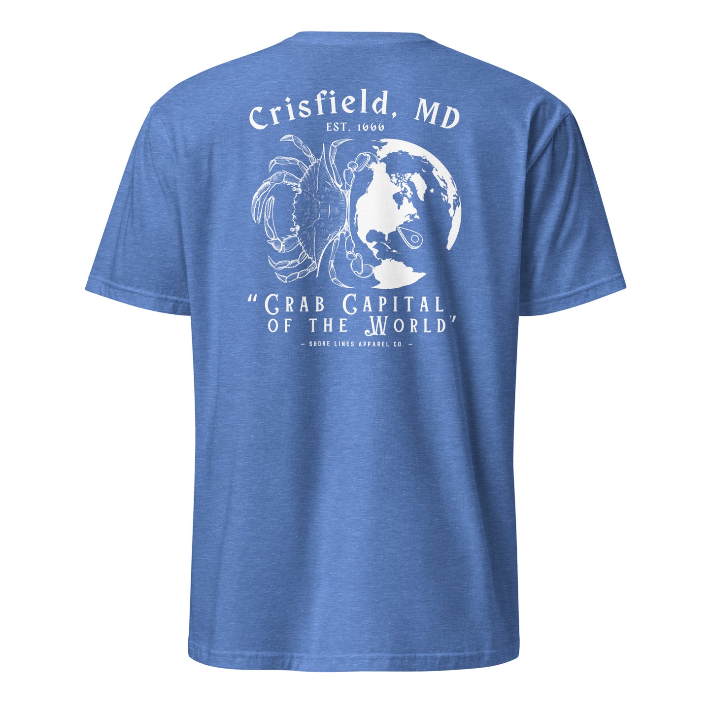 Crisfield | SS-heatherroyal-Shore Lines Apparel Co.