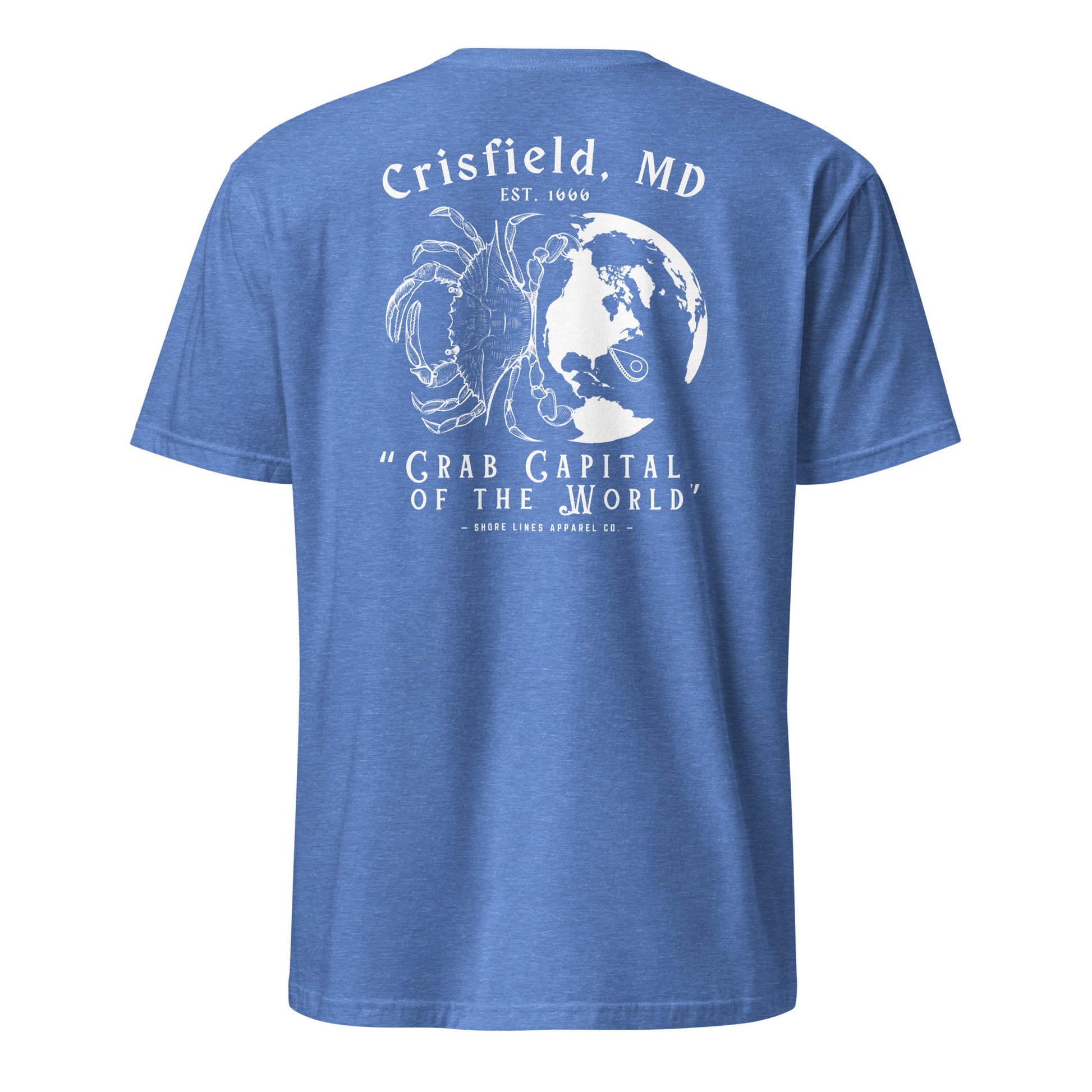 Crisfield | SS-heatherroyal-Shore Lines Apparel Co.